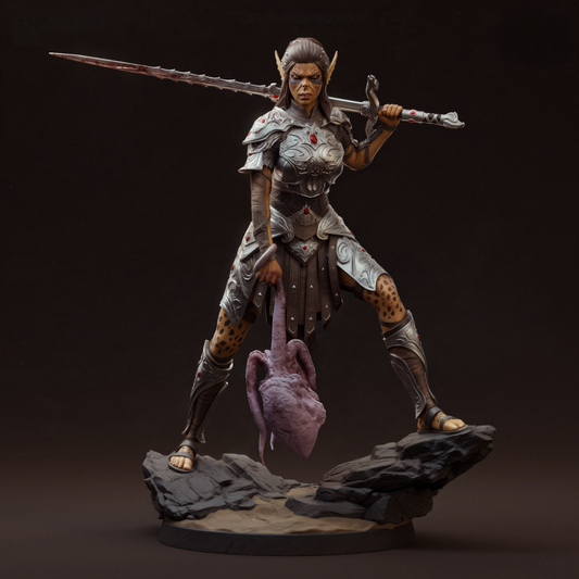 2813 Lae'zel - Baldurs Gate 3 - STL 3D Print Files