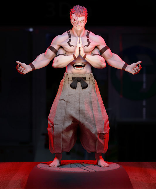 2827 Ryomen Sukuna - Jujutsu Kaisen - STL 3D Print Files