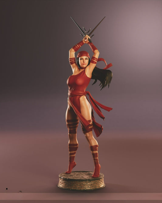3586 Elektra - Marvel Comics - STL 3D Print Files