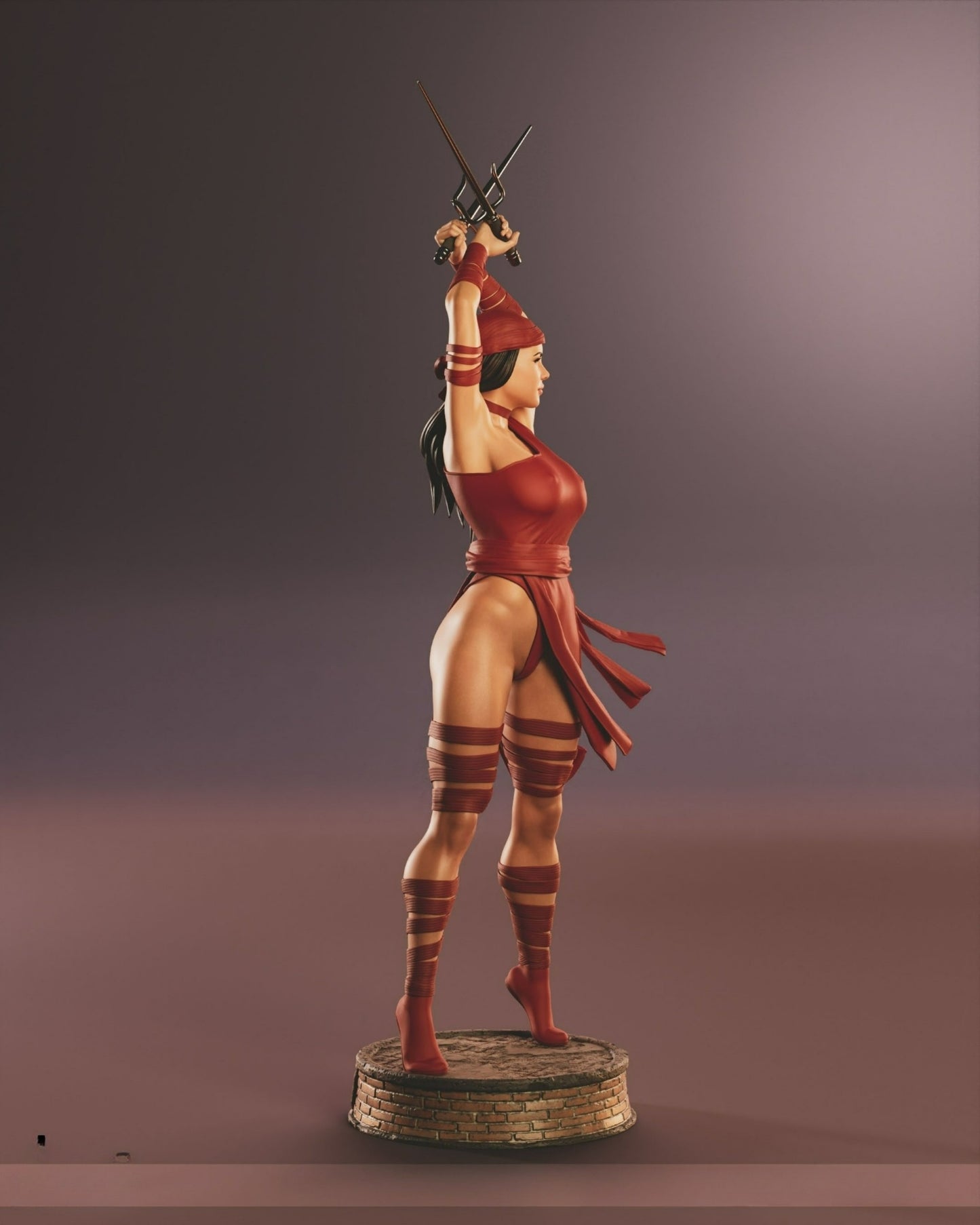 3586 Elektra - Marvel Comics - STL 3D Print Files