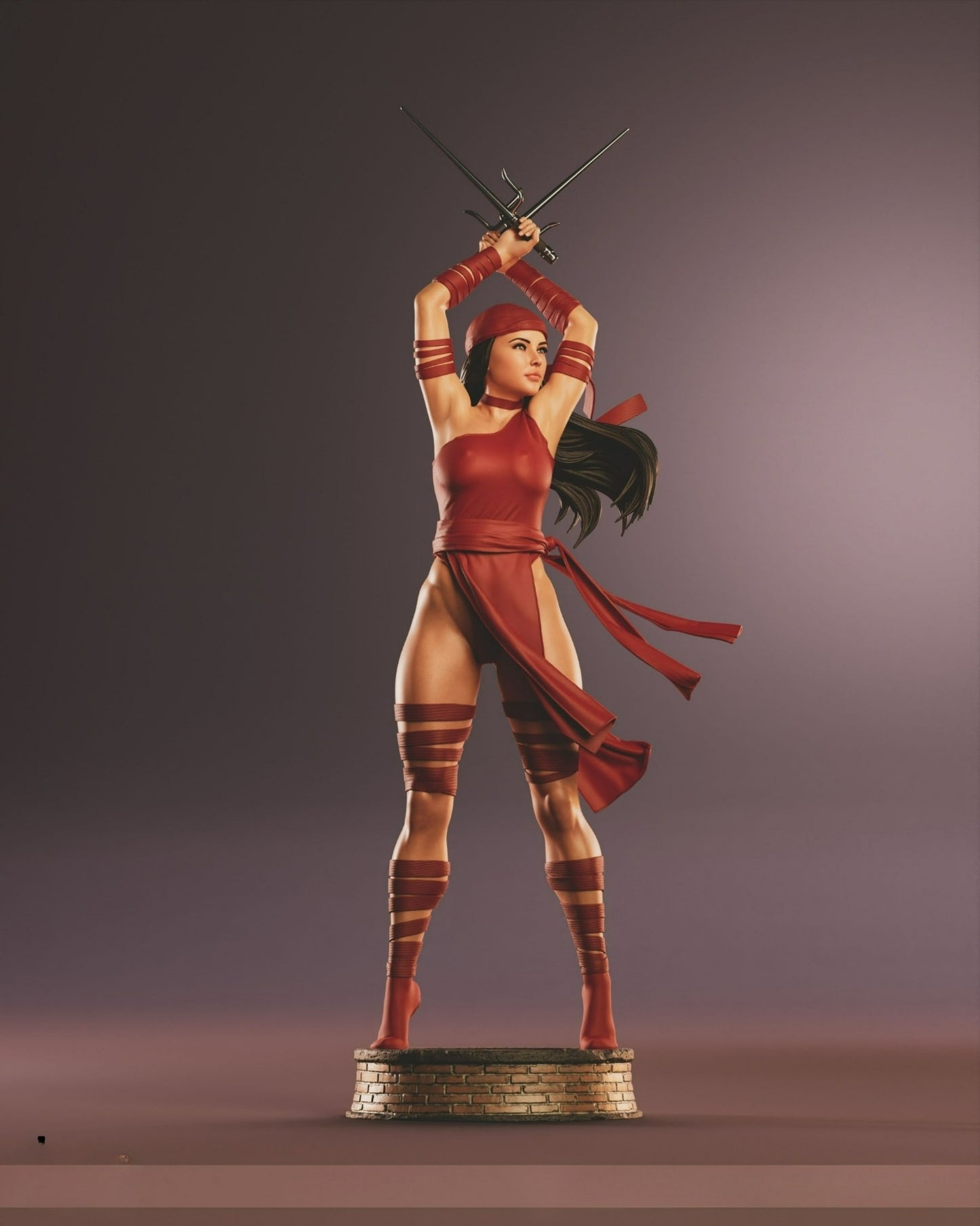 3586 Elektra - Marvel Comics - STL 3D Print Files
