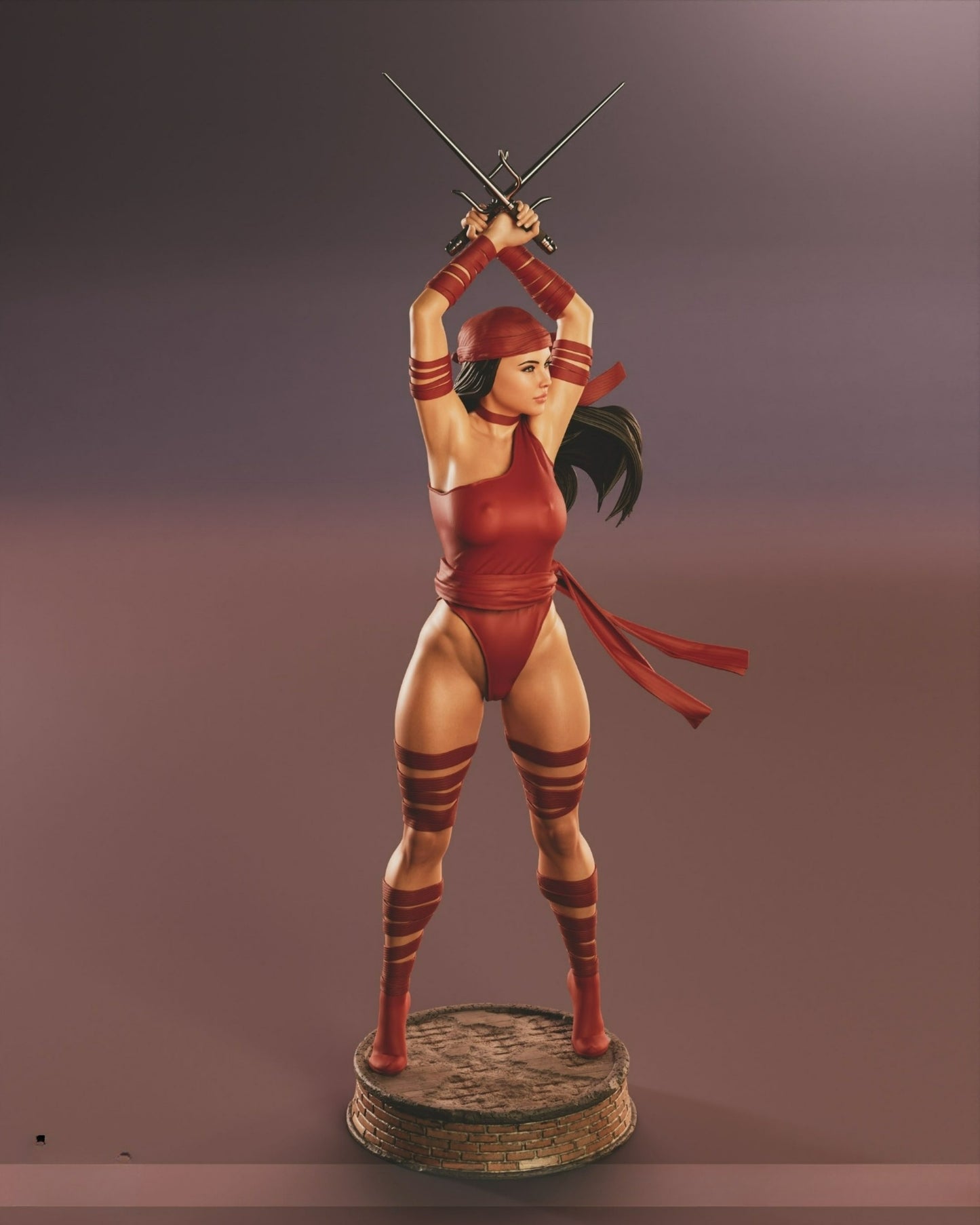 3586 Elektra - Marvel Comics - STL 3D Print Files