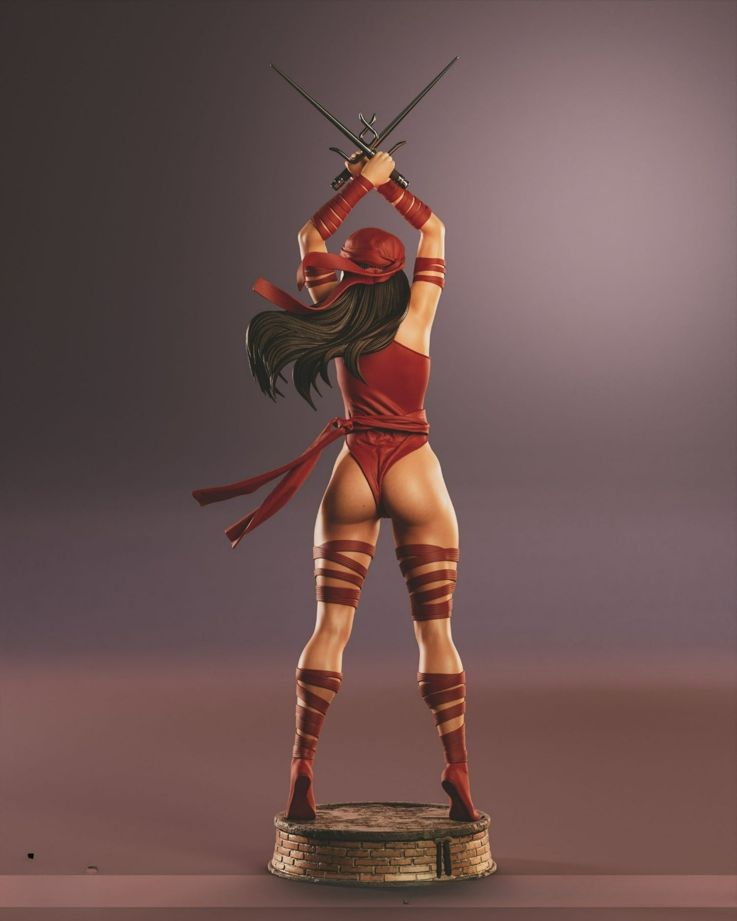 3586 Elektra - Marvel Comics - STL 3D Print Files
