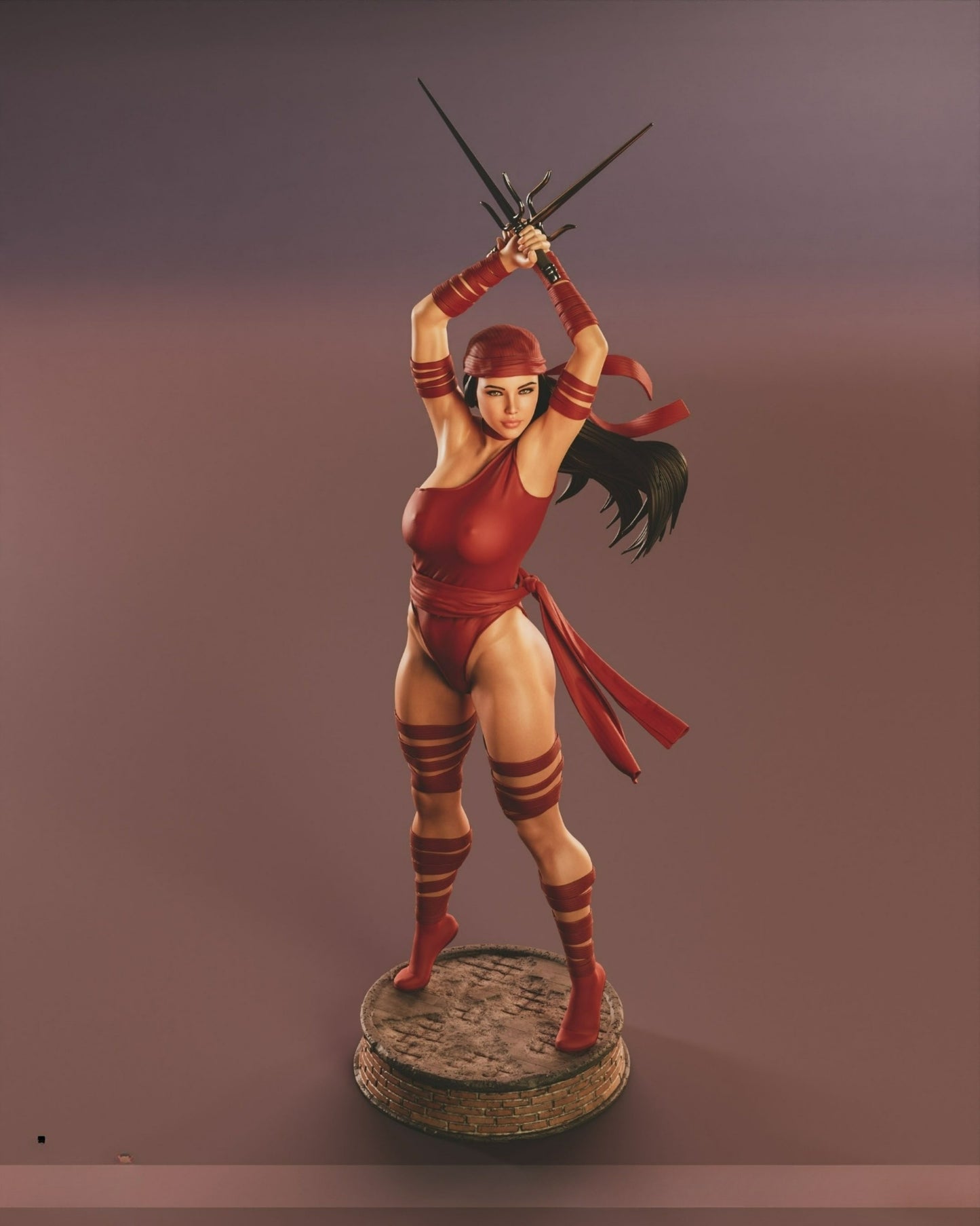 3586 Elektra - Marvel Comics - STL 3D Print Files