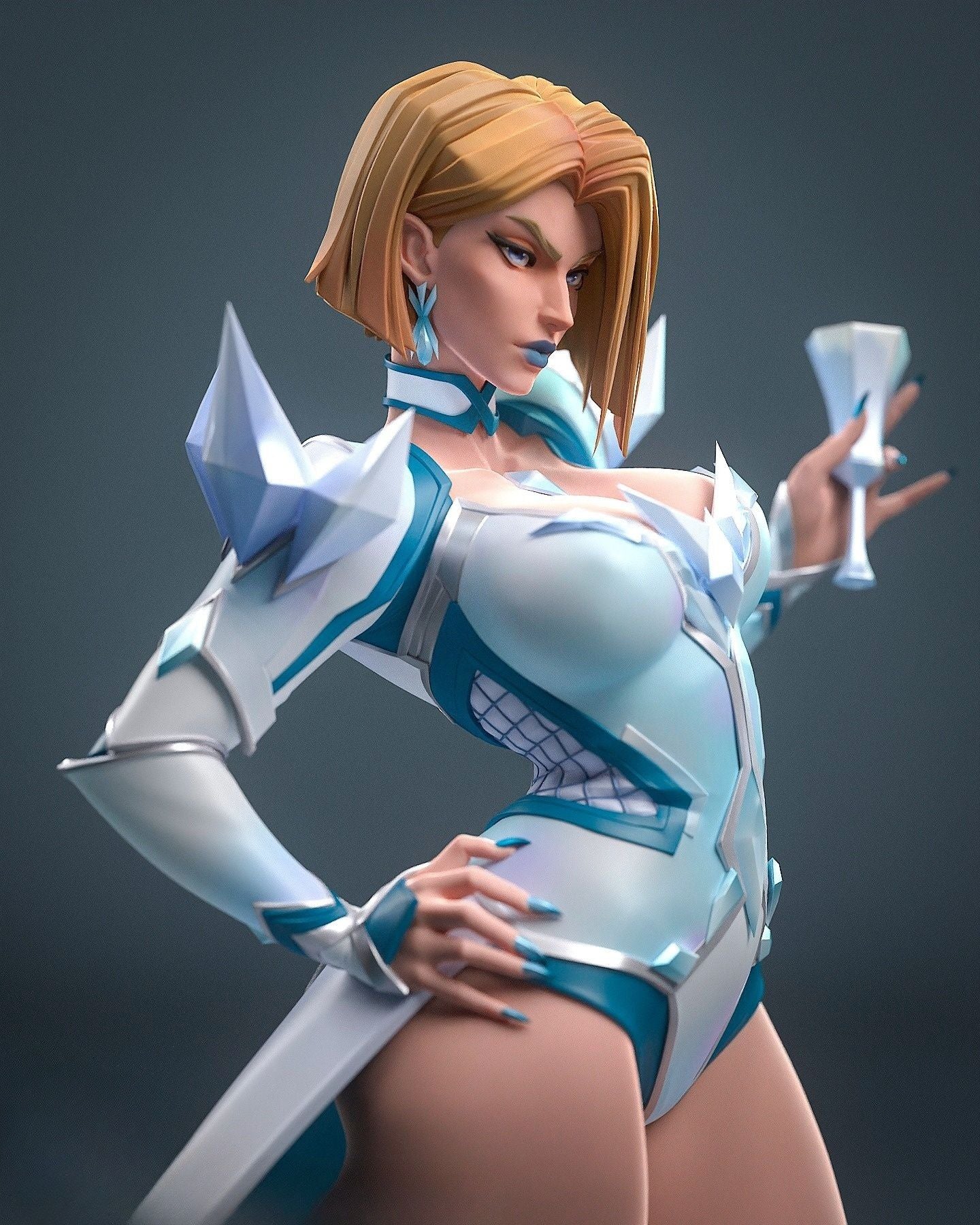 3987 Emma Frost - X-men - STL - 3d Print Files