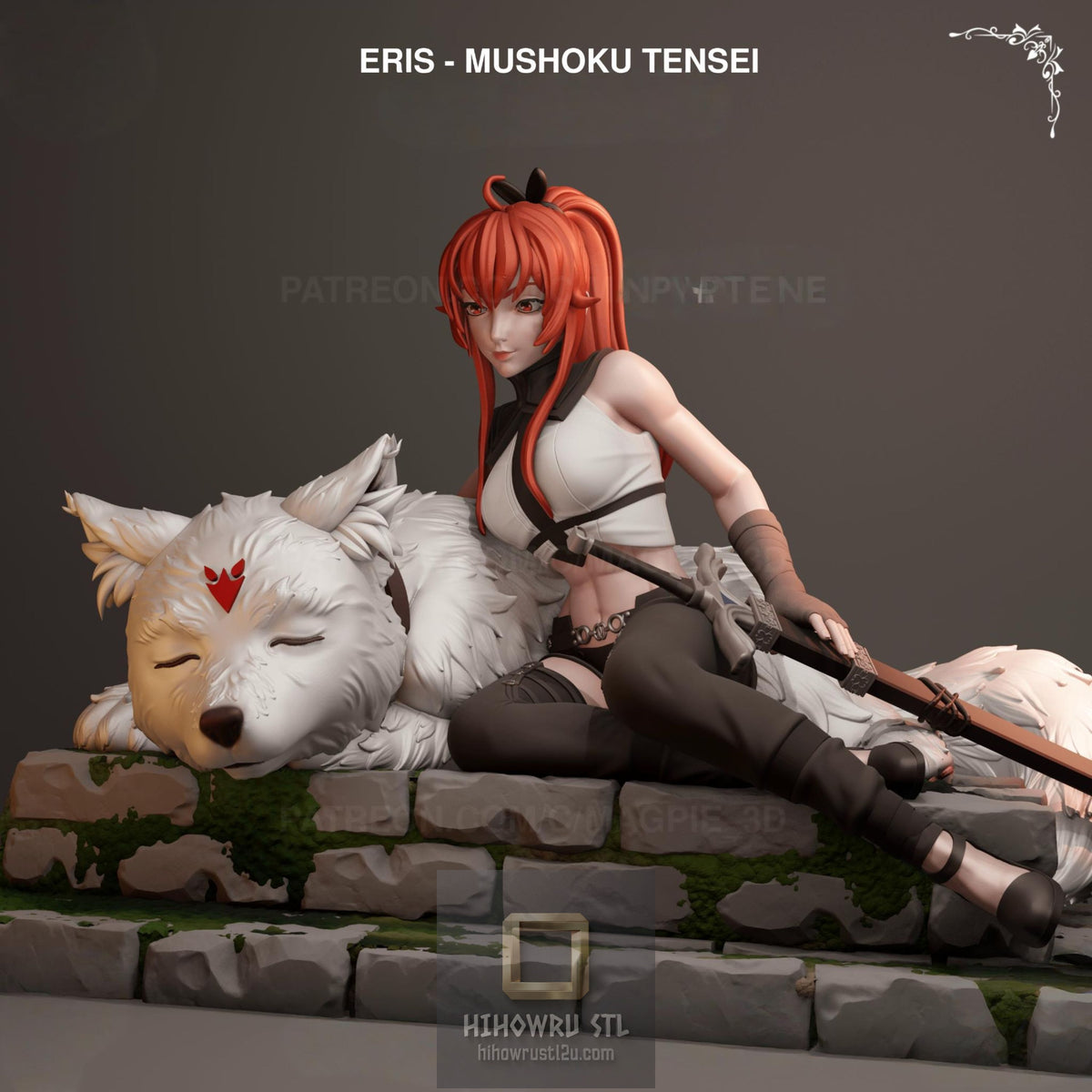 5580 Eris Greyrat NSFW - Mushoku Tensei - STL 3D Print Files