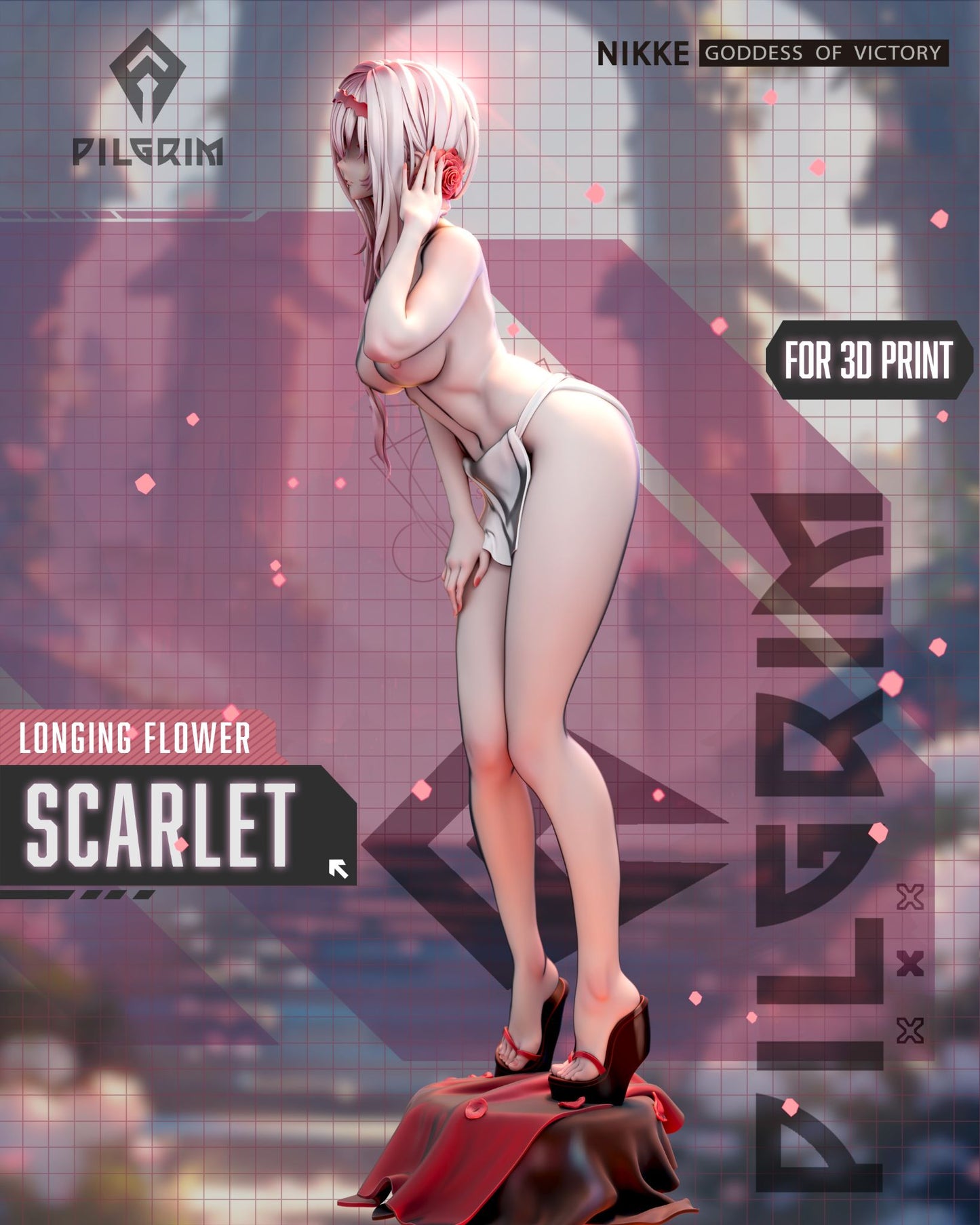 4217 Scarlet NSFW - Nikke Goddess of Victory - STL 3D Print Files