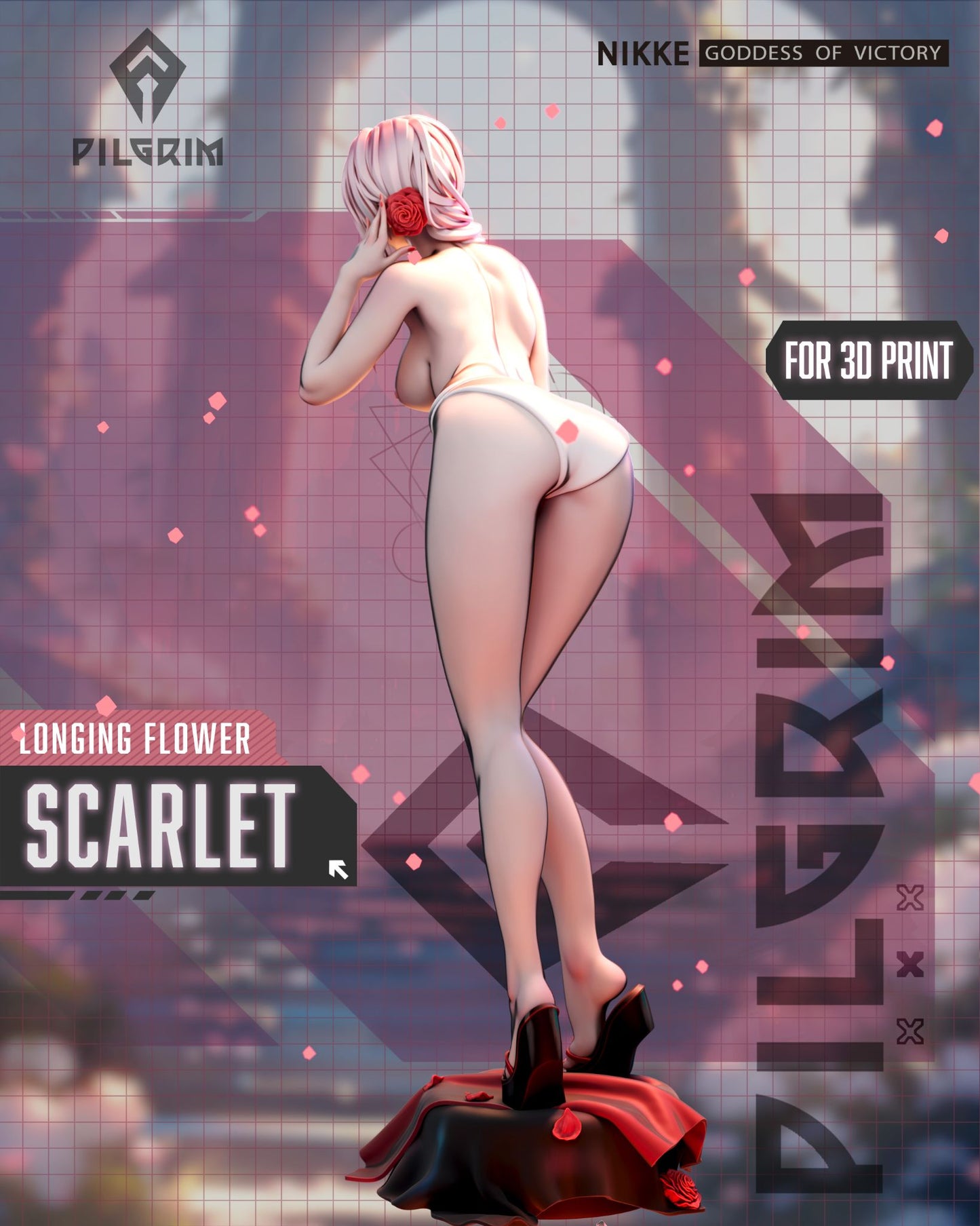 4217 Scarlet NSFW - Nikke Goddess of Victory - STL 3D Print Files