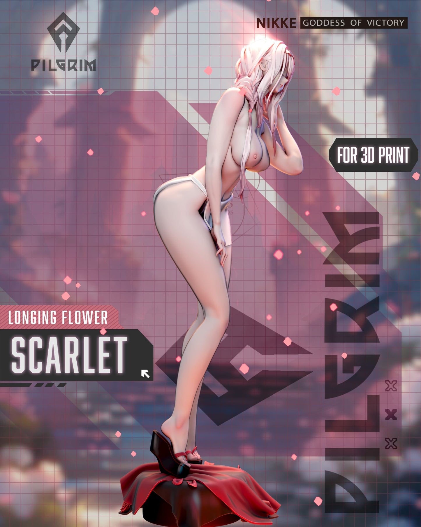 4217 Scarlet NSFW - Nikke Goddess of Victory - STL 3D Print Files