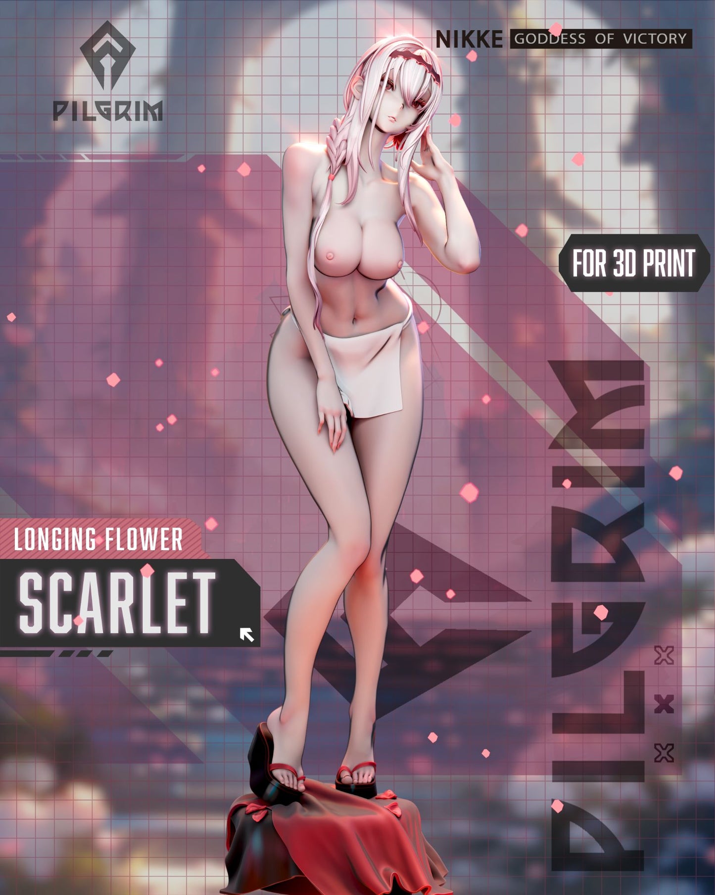 4217 Scarlet NSFW - Nikke Goddess of Victory - STL 3D Print Files