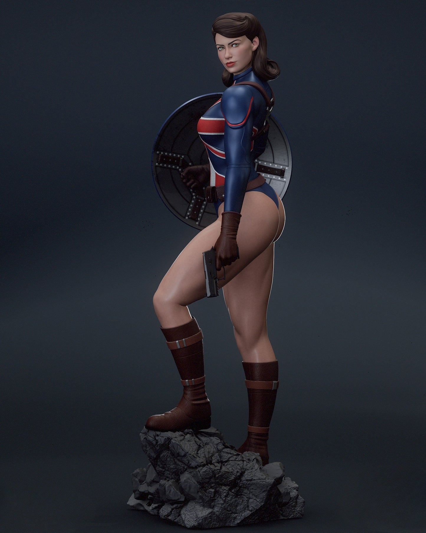 2893 Captain Carter NSFW - Marvel Comics - STL 3D Print Files