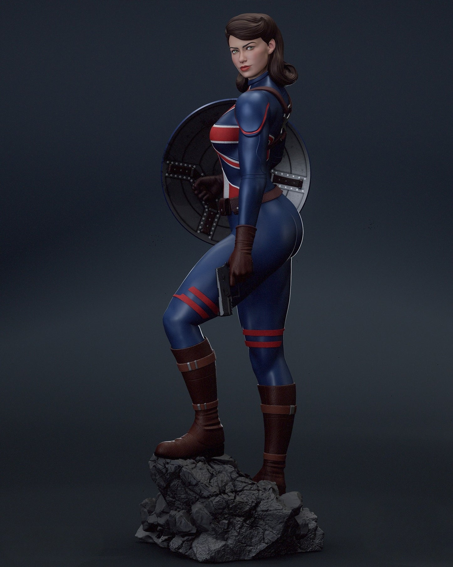 2893 Captain Carter NSFW - Marvel Comics - STL 3D Print Files