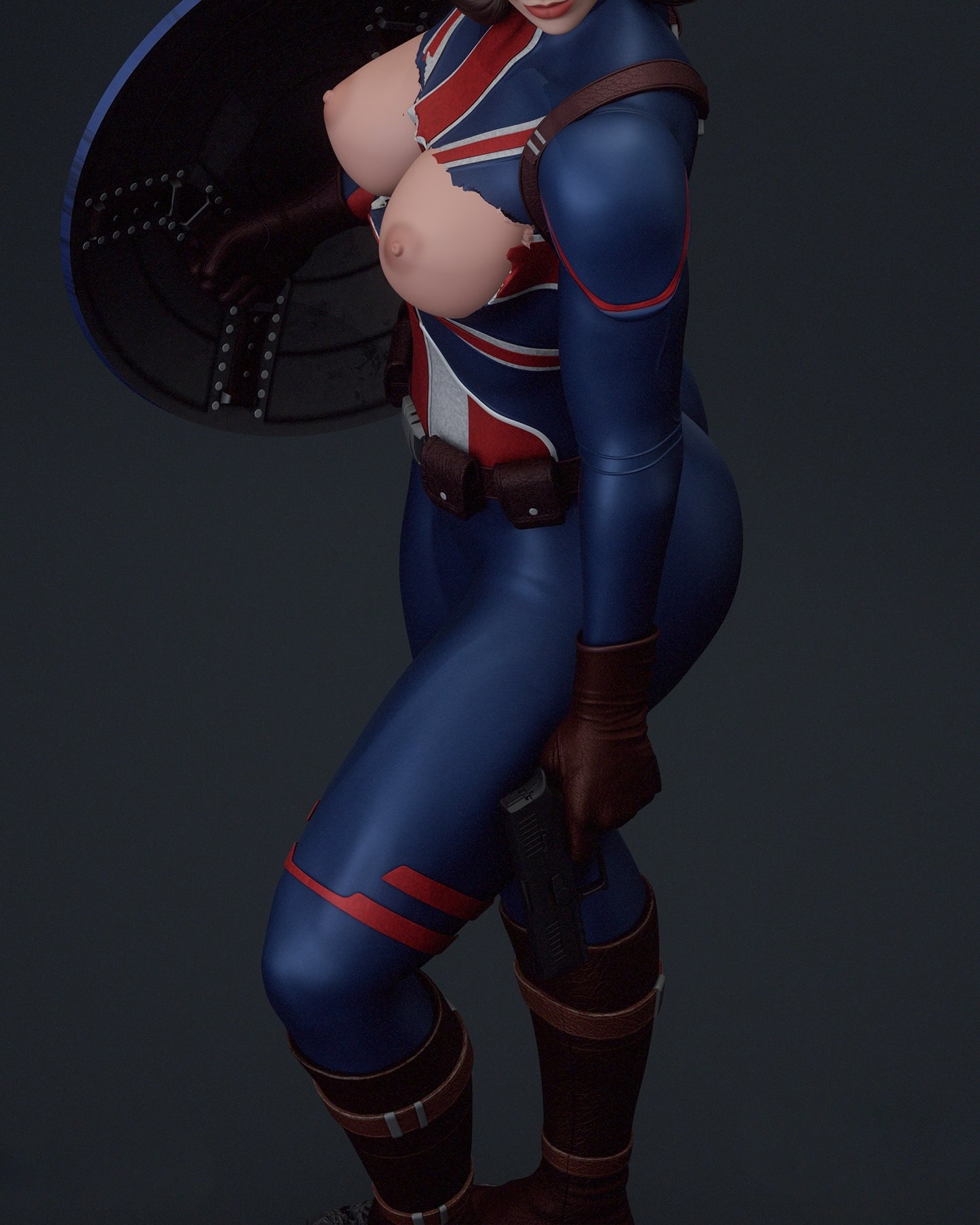 2893 Captain Carter NSFW - Marvel Comics - STL 3D Print Files