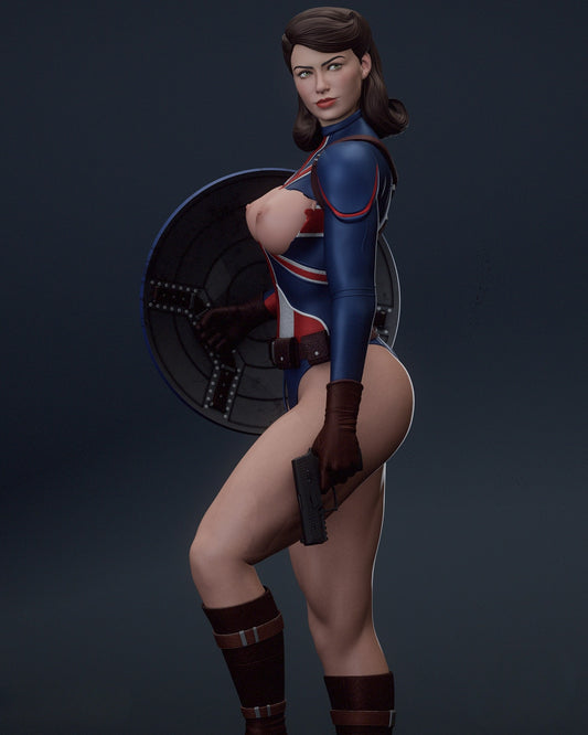 2893 Captain Carter NSFW - Marvel Comics - STL 3D Print Files