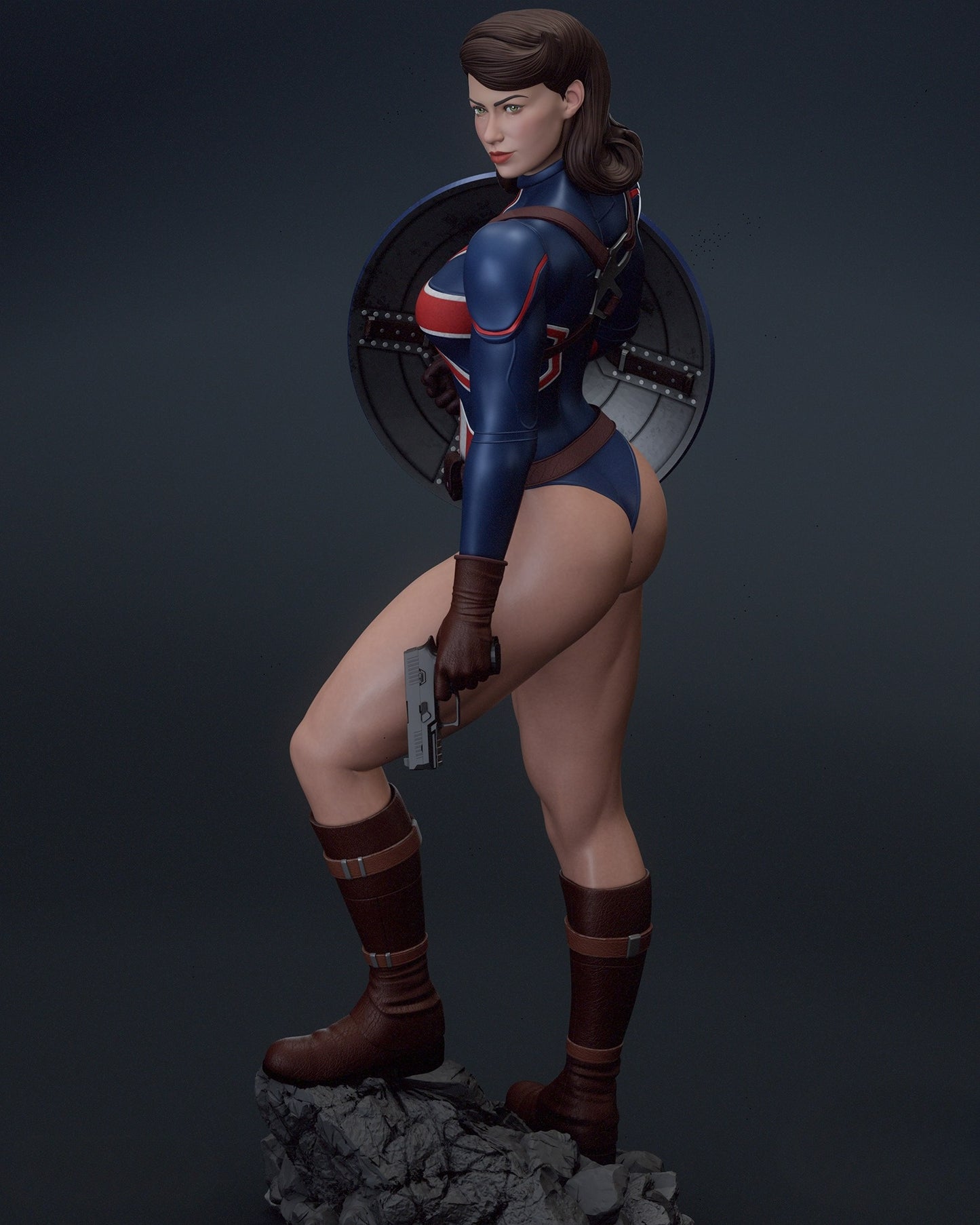 2893 Captain Carter NSFW - Marvel Comics - STL 3D Print Files