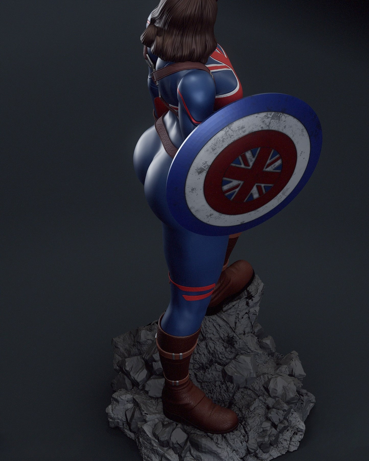 2893 Captain Carter NSFW - Marvel Comics - STL 3D Print Files