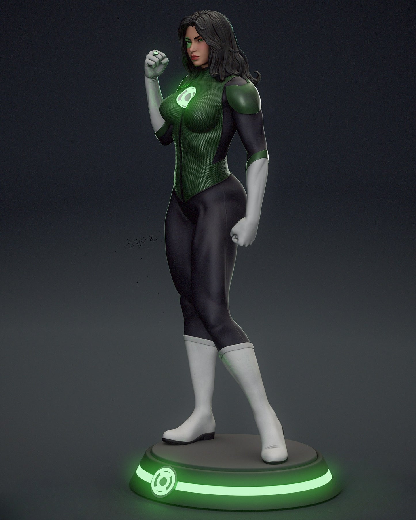 3207 Jessica Cruz NSFW - Green Lantern - STL 3D Print Files