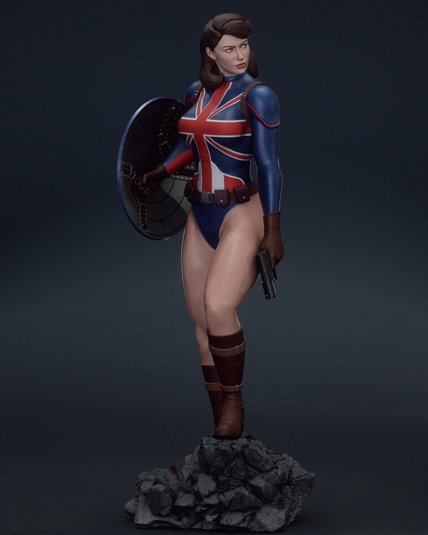 2893 Captain Carter NSFW - Marvel Comics - STL 3D Print Files
