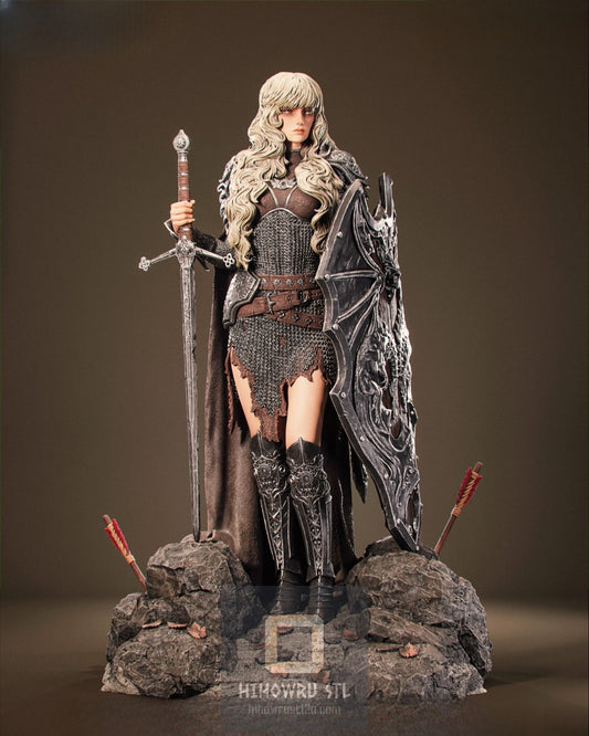 4485 Lady Warrior - STL 3D Print Files