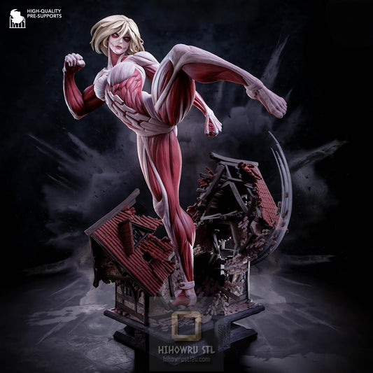5545 Female Titan - Attack on Titan - STL 3D Print Files