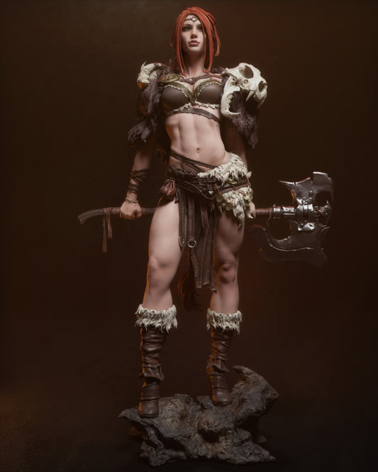 3710 Barbarian Queen - STL 3D Print Files