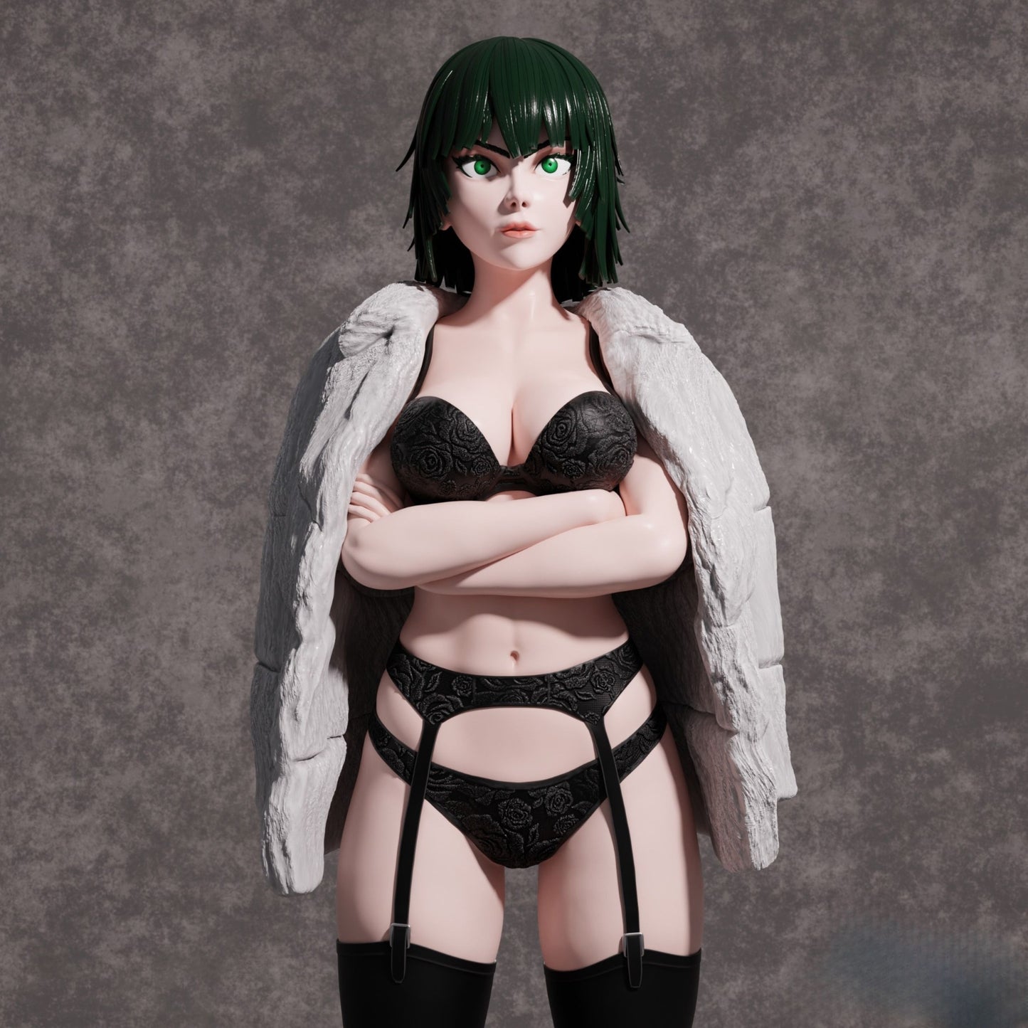 3910 Fubuki NSFW - One Punch Man - STL 3D Print Files