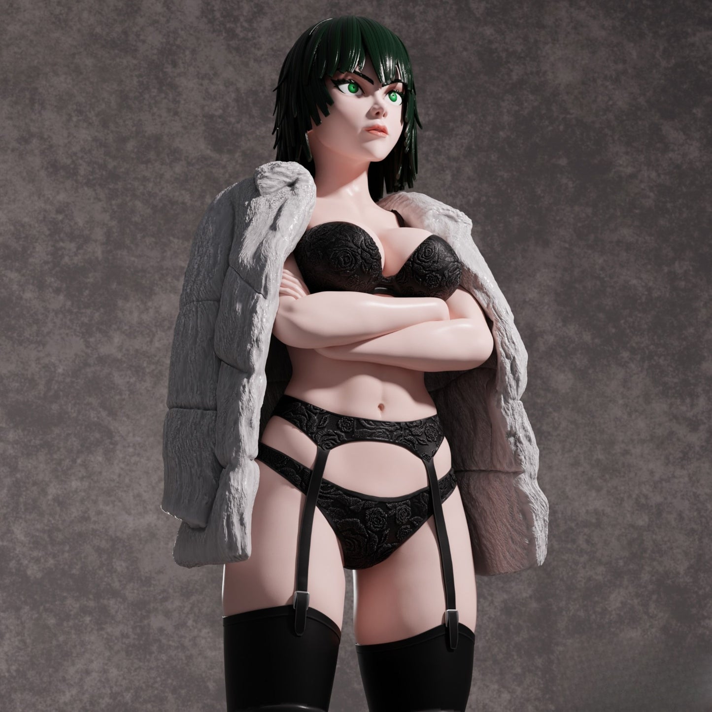 3910 Fubuki NSFW - One Punch Man - STL 3D Print Files