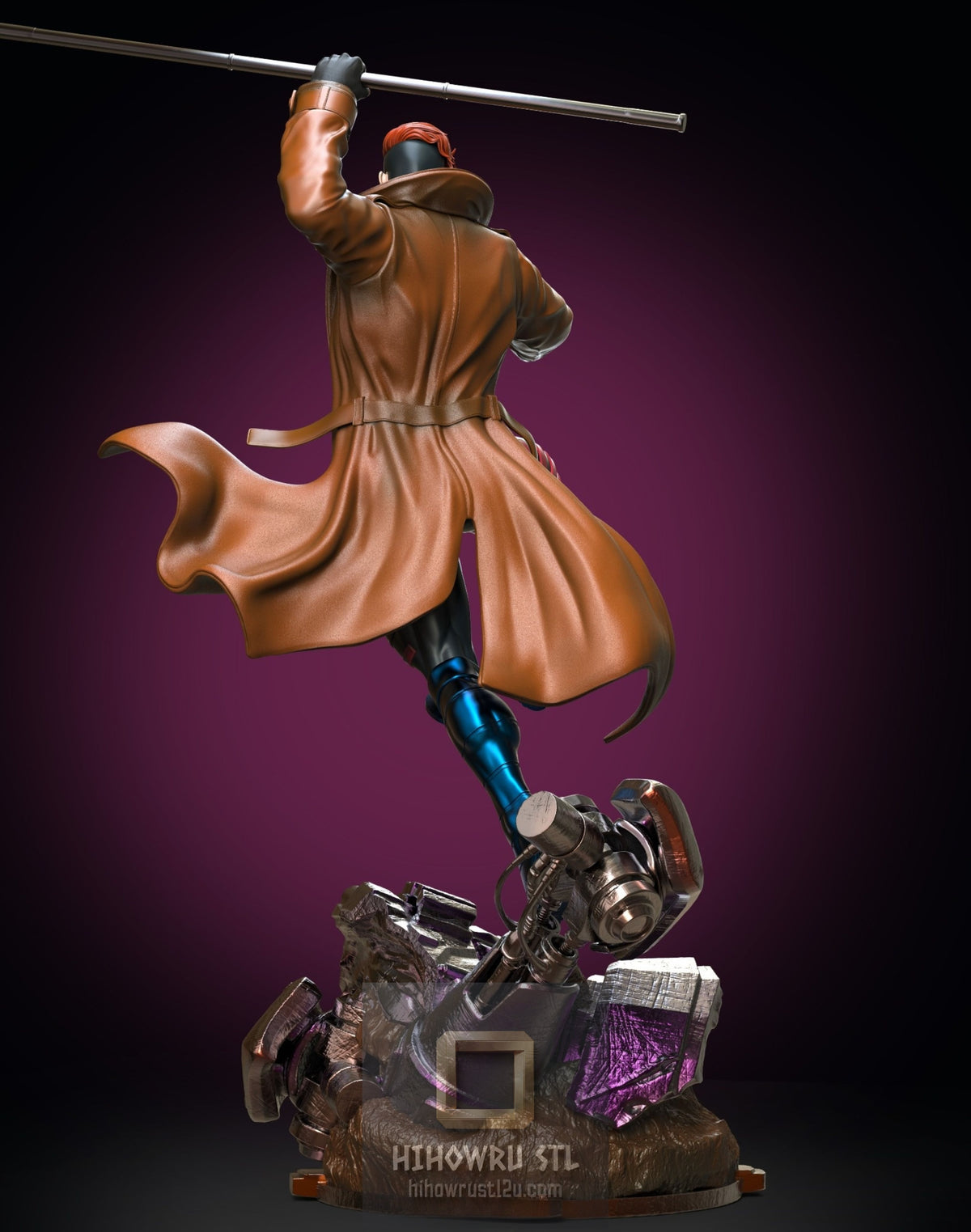 5460 Gambit - X-MEN - STL 3D Print Files