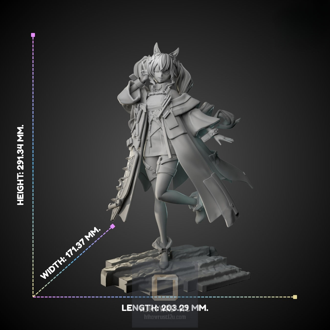 4633 Gilberta - Arknights: Endfield - STL 3D Print Files