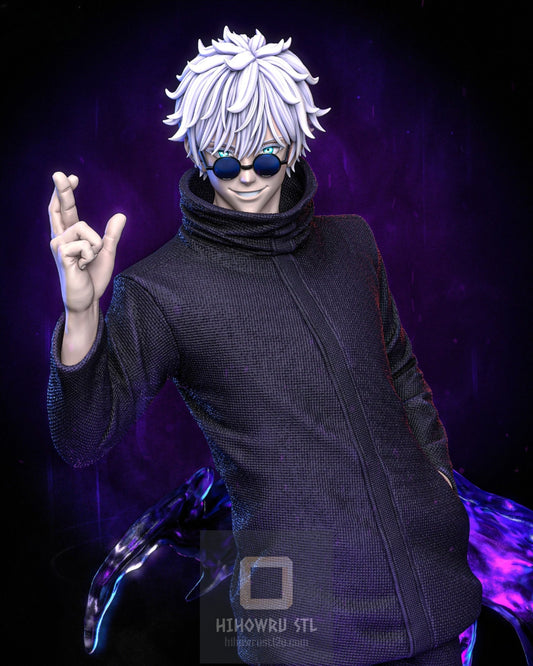 4860 Satoru Gojo - Jujutsu Kaisen - STL 3D Print Files