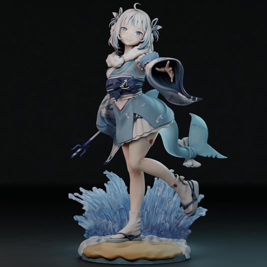 3484 Gawr Gura NSFW - Hololive - STL 3D Print Files