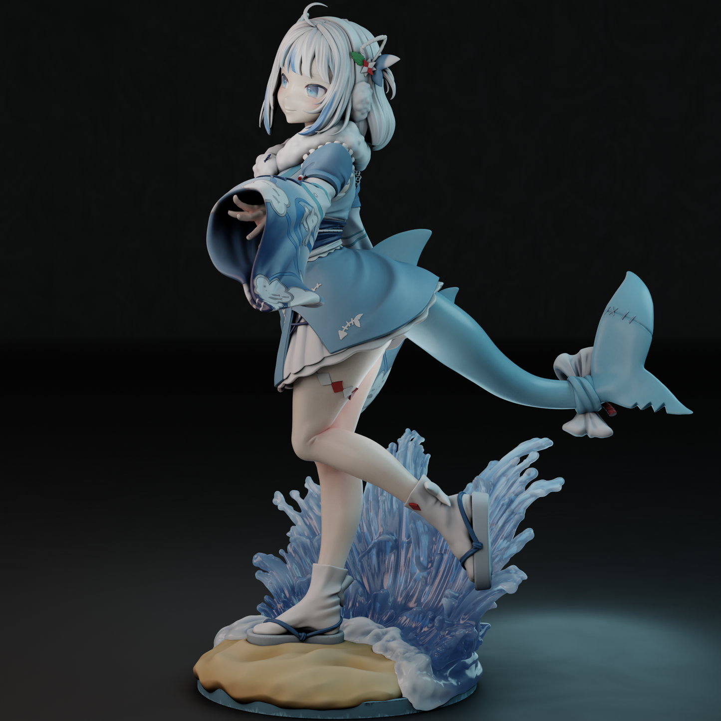 3484 Gawr Gura NSFW - Hololive - STL 3D Print Files