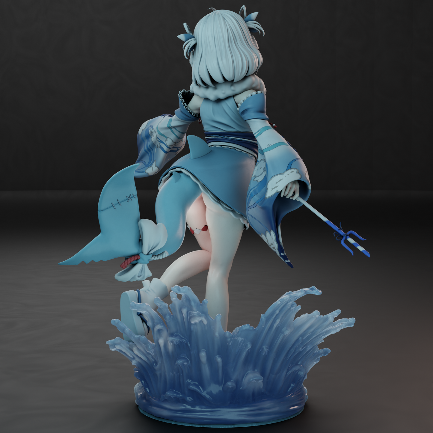 3484 Gawr Gura NSFW - Hololive - STL 3D Print Files