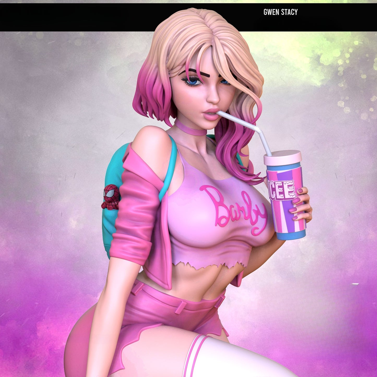 3448 Gwen Stacy - Spider-Woman - STL 3D Print Files