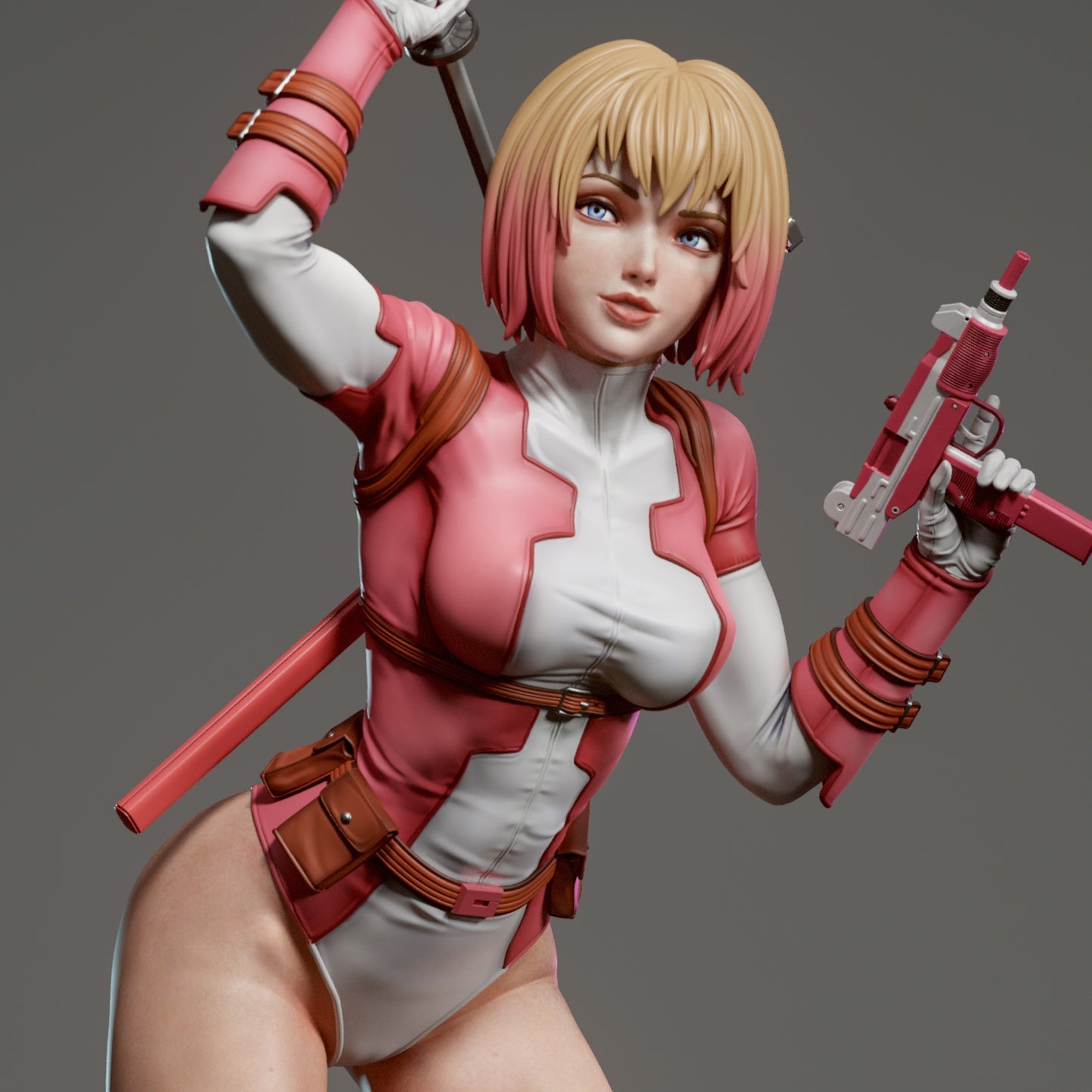3866 Gwenpool NSFW - Gwendolyn Poole - STL 3D Print Files