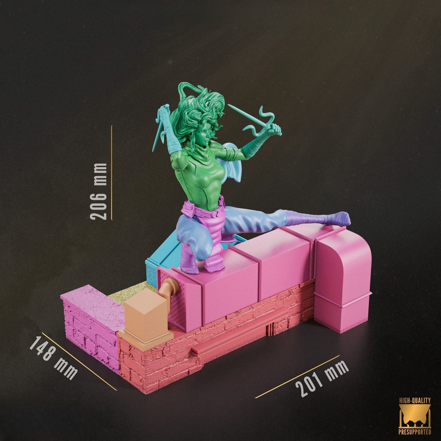 3970 Elektra - Daredevil - STL 3D Print Files