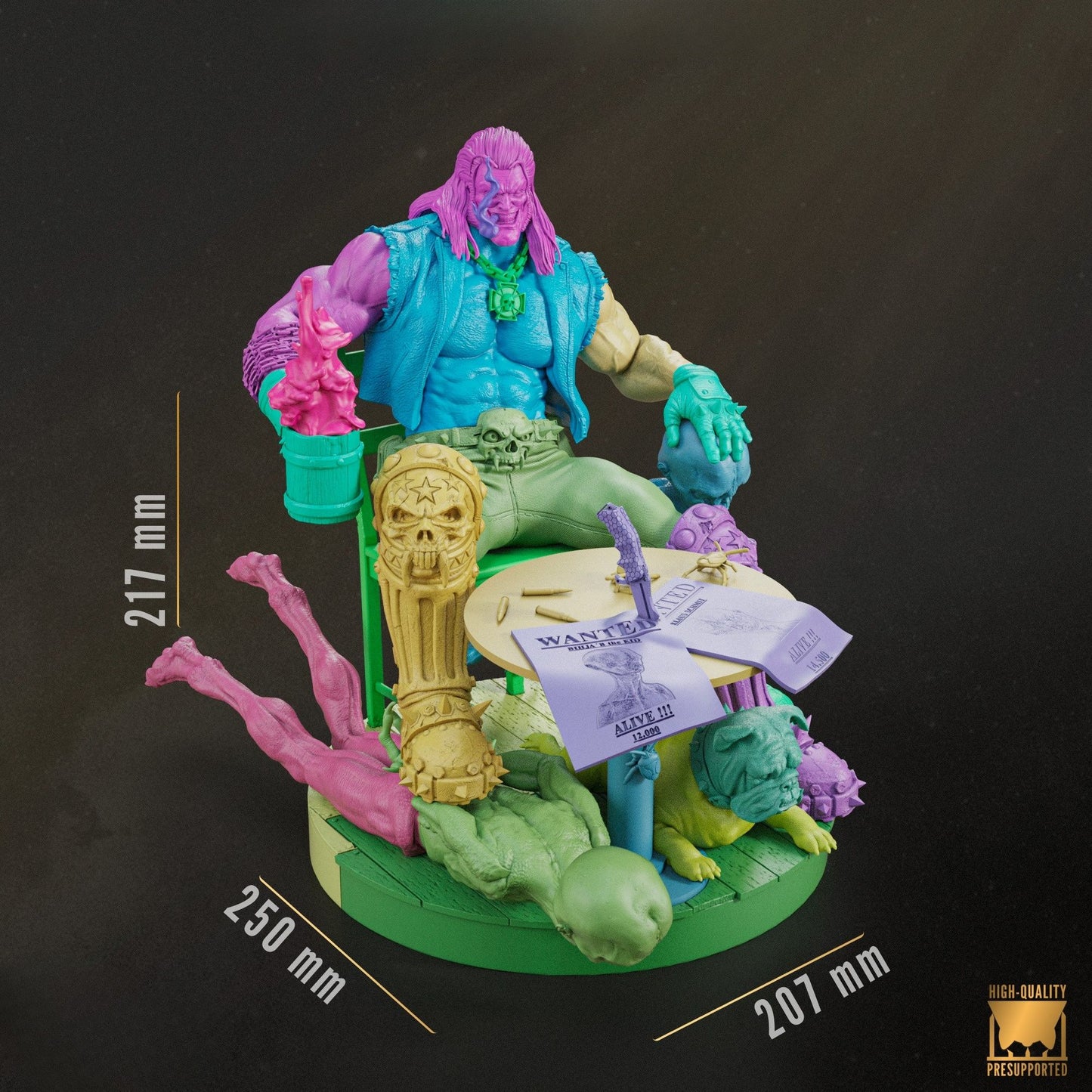 3965 Lobo - DC Comics - STL 3D Print Files