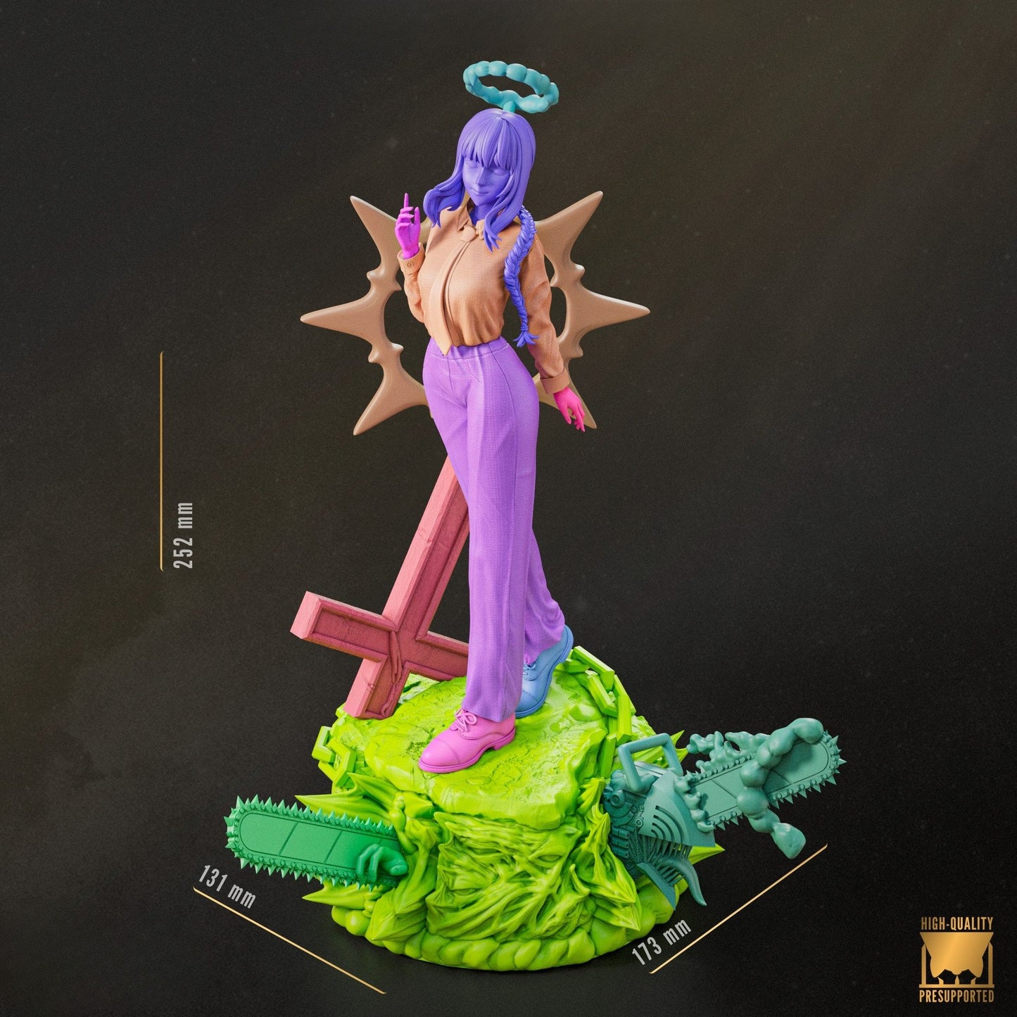 3946 Makima - Chainsaw Man - STL 3D Print Files