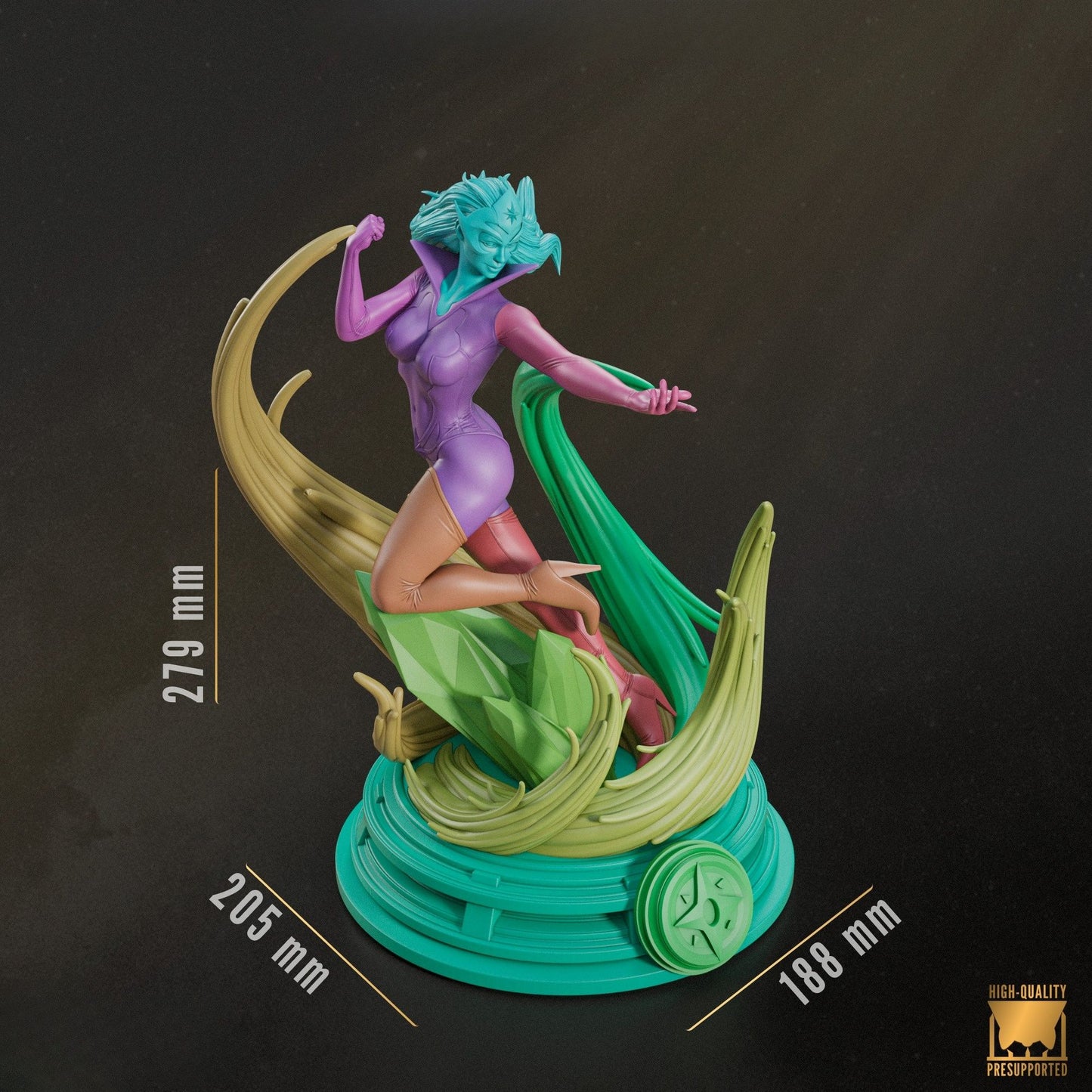 4046 Star Sapphire - DC Comics - STL 3D Print Files
