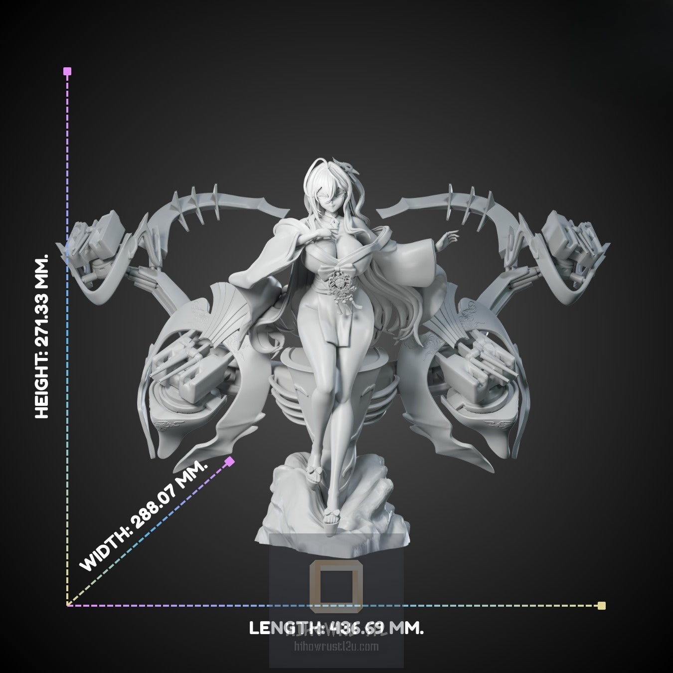 4653 Hakuhou - Azur Lane - STL 3D Print Files