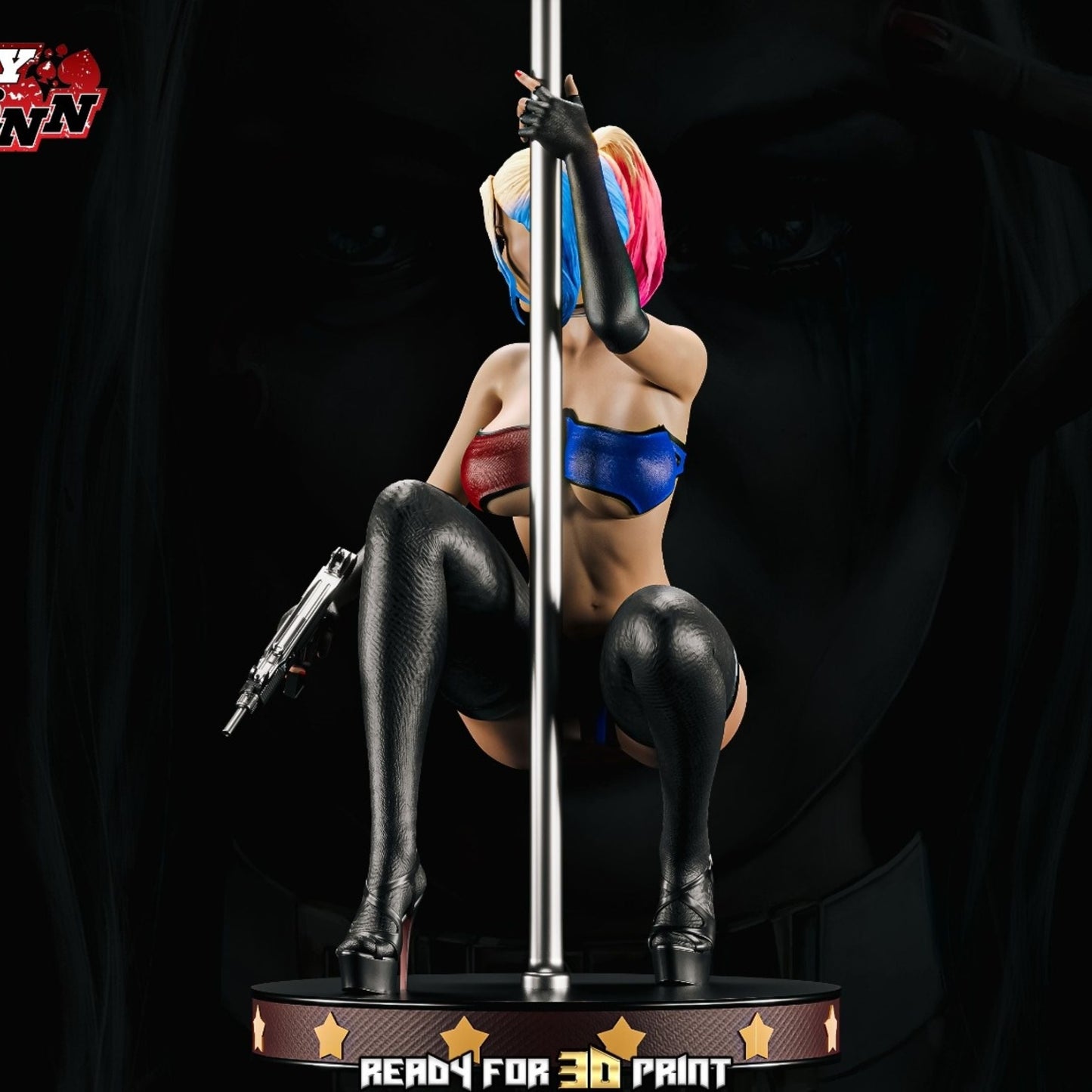 3912 Harley Quinn NSFW - DC Comics - STL 3D Print Files