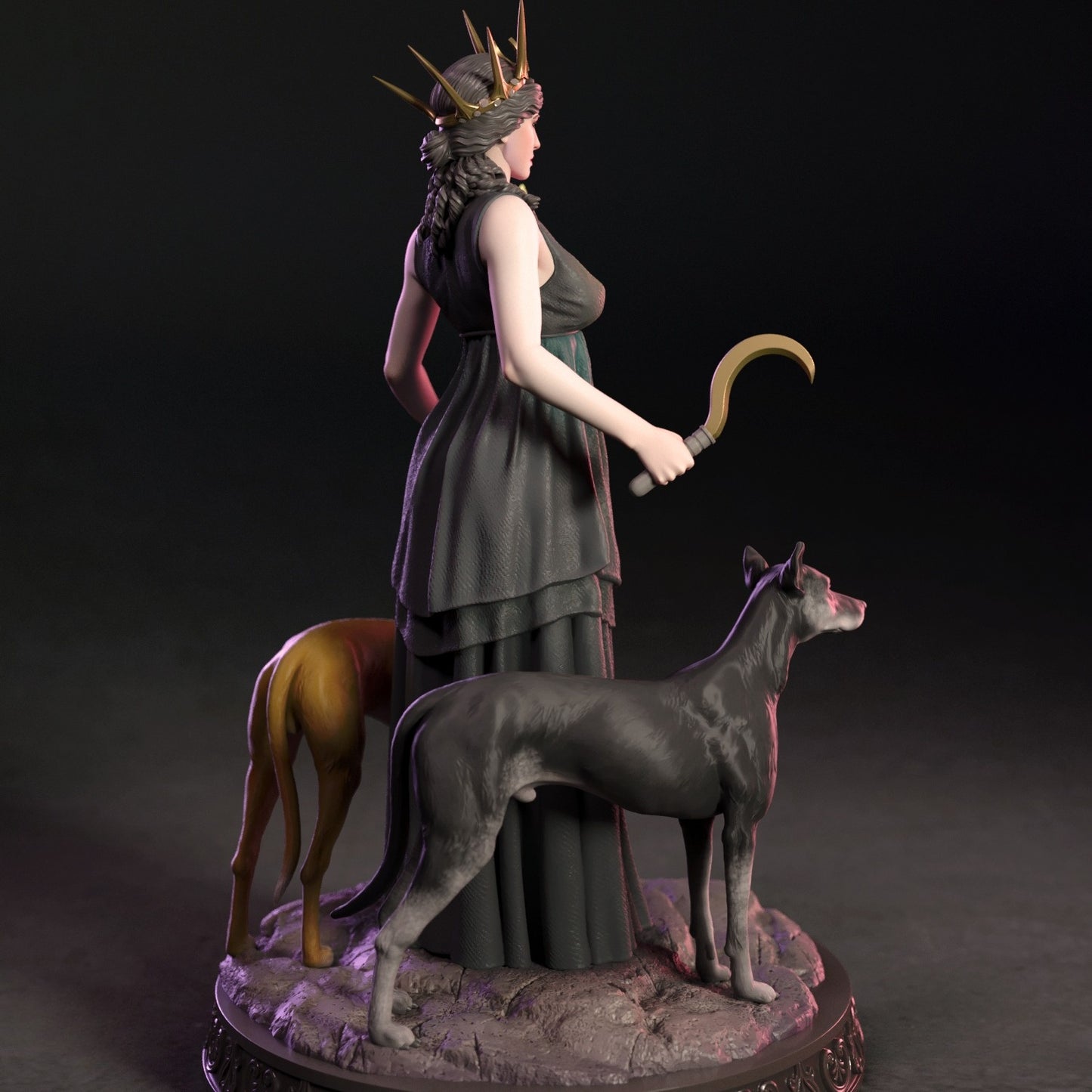 4191 HECATE NSFW - Greek Goddess of Witchcraft - STL 3D Print Files