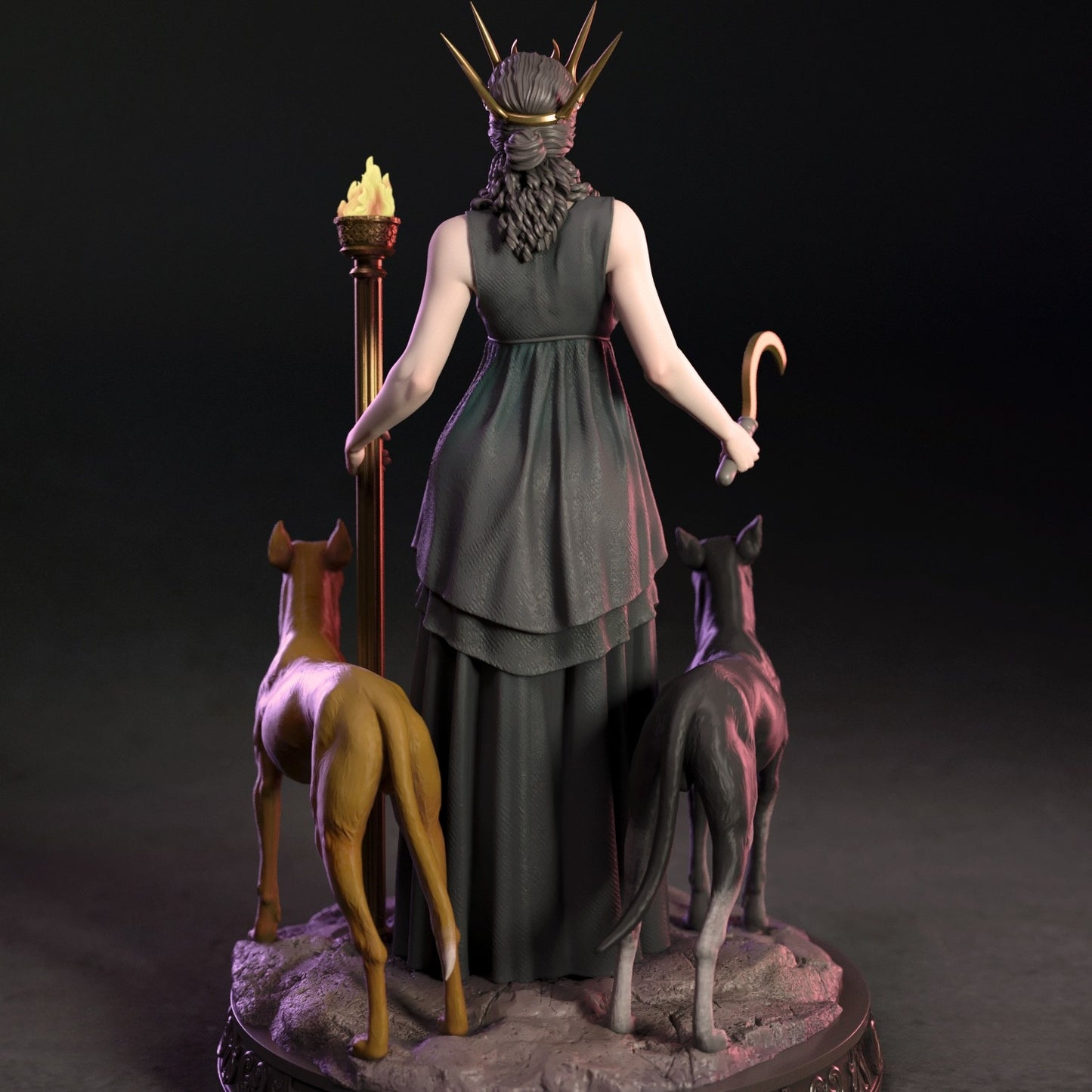 4191 HECATE NSFW - Greek Goddess of Witchcraft - STL 3D Print Files