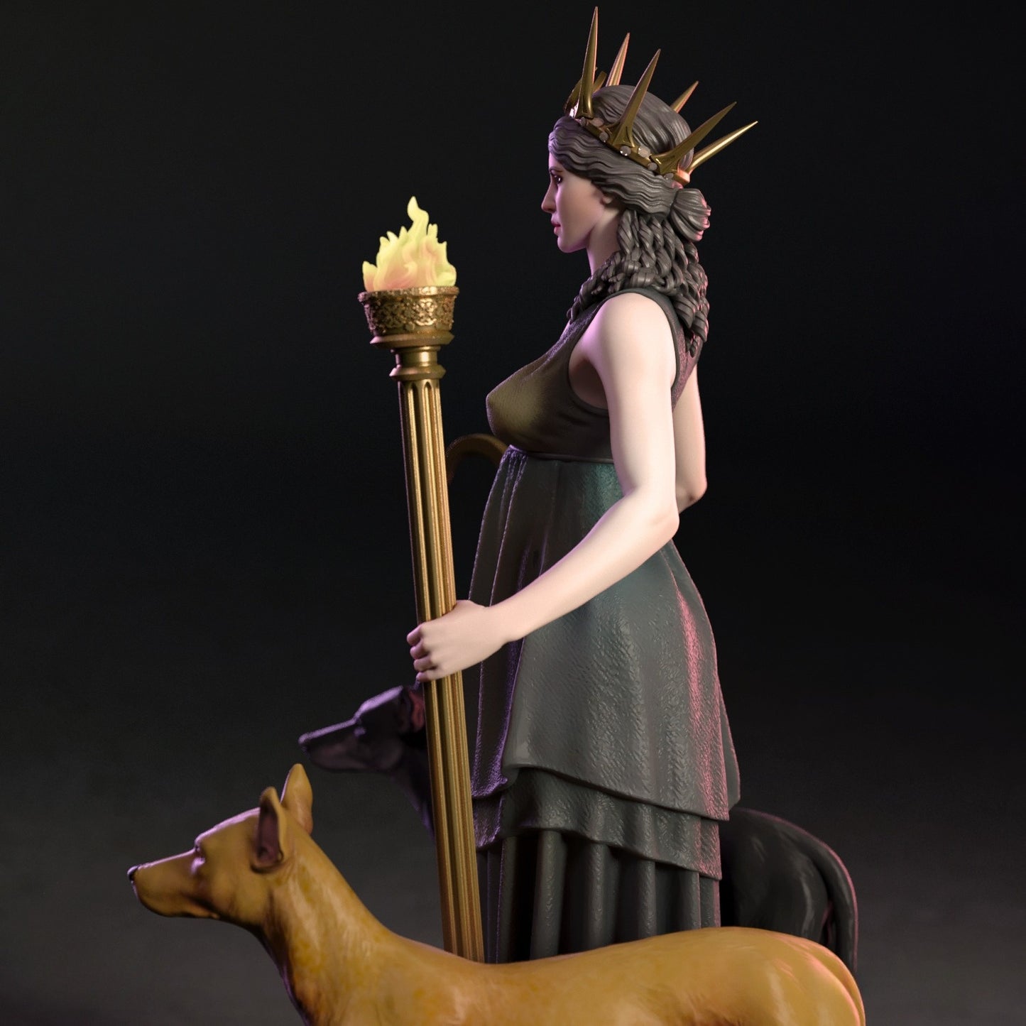 4191 HECATE NSFW - Greek Goddess of Witchcraft - STL 3D Print Files