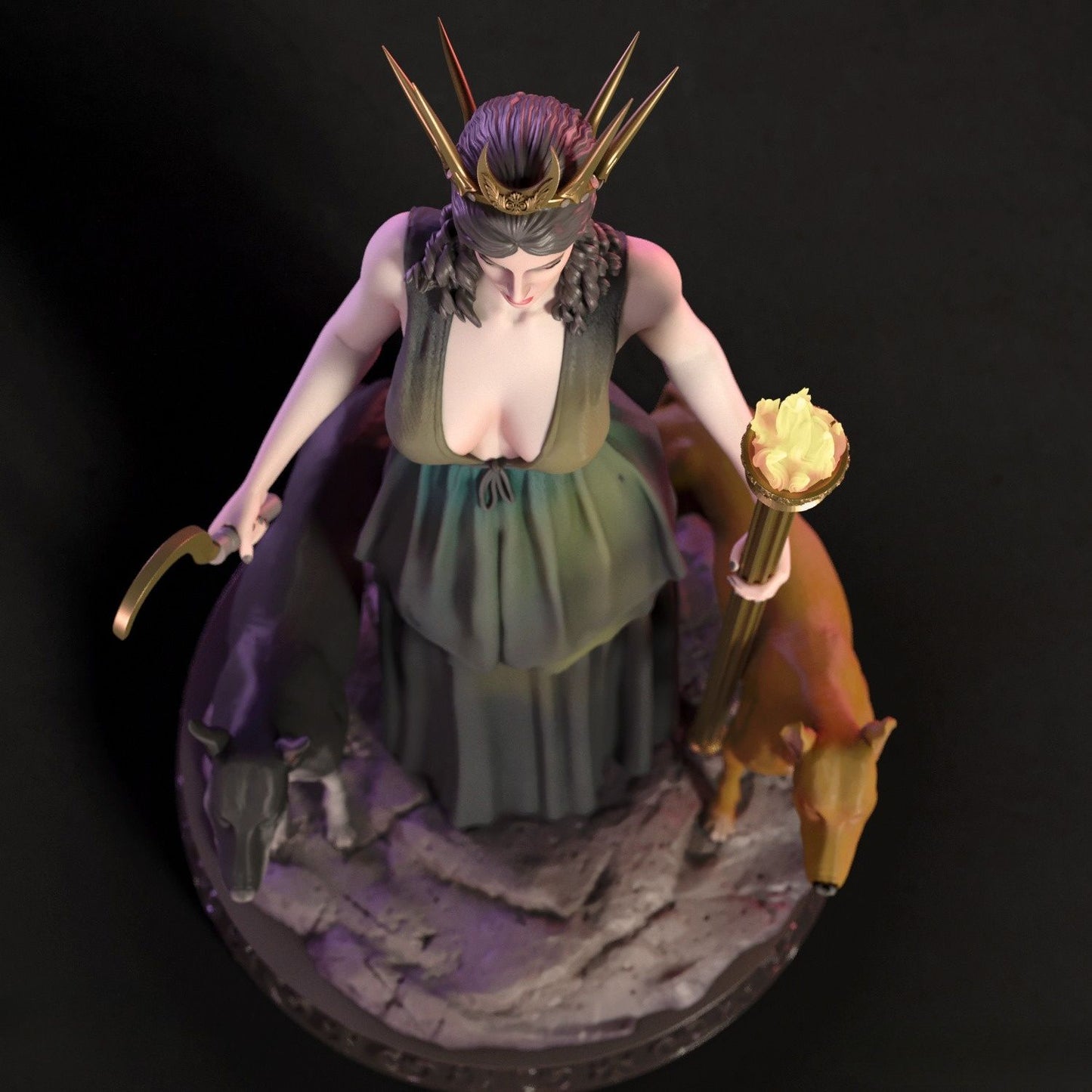 4191 HECATE NSFW - Greek Goddess of Witchcraft - STL 3D Print Files