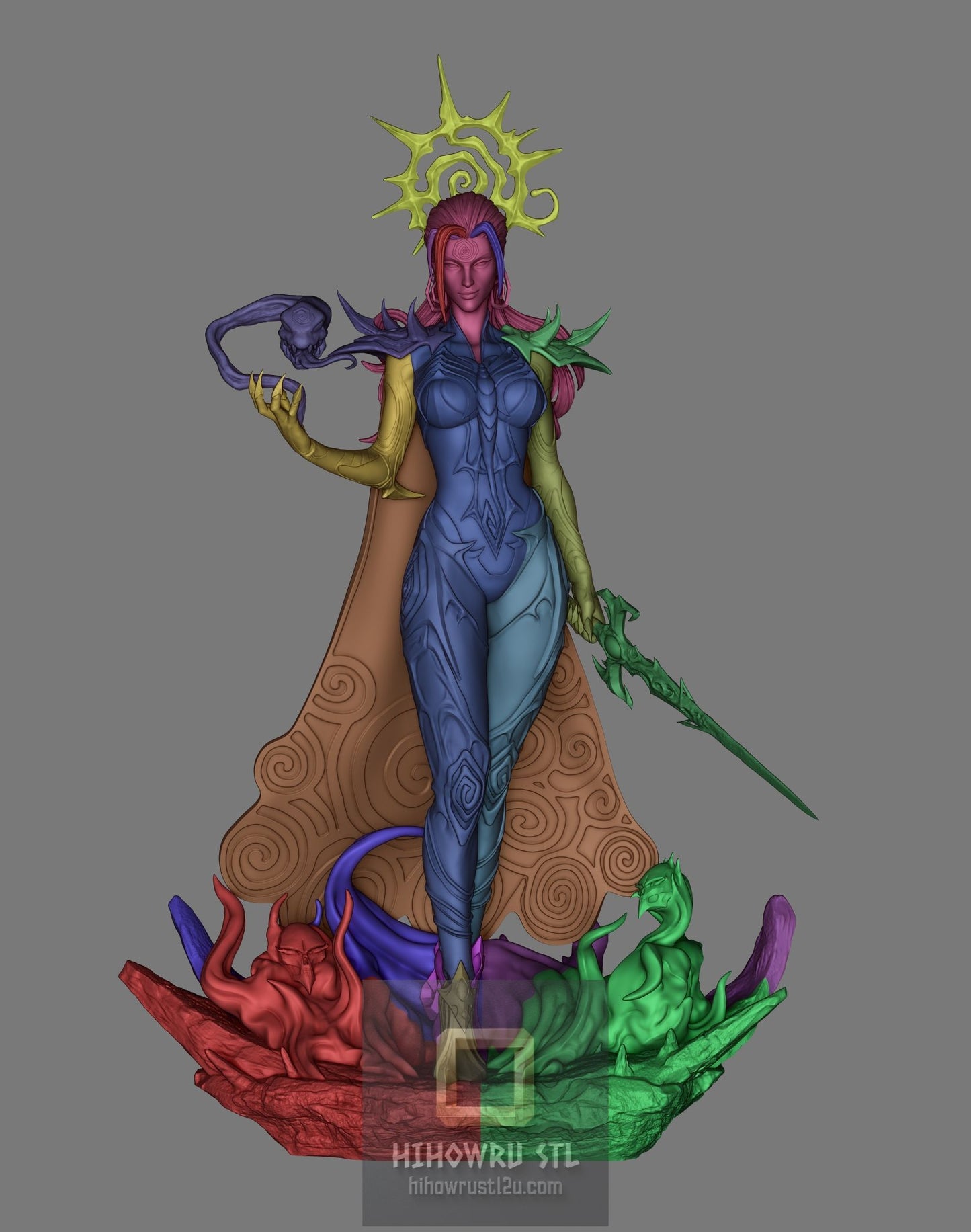 5168 Hela - Marvel Rivals - STL 3D Print Files