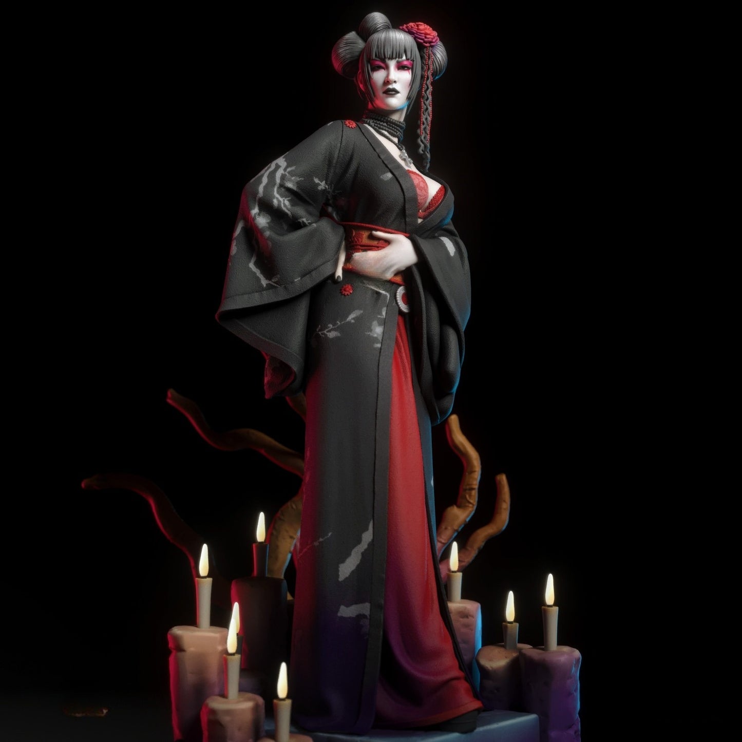 2906 Hikari Geisha NSFW - STL 3D Print Files