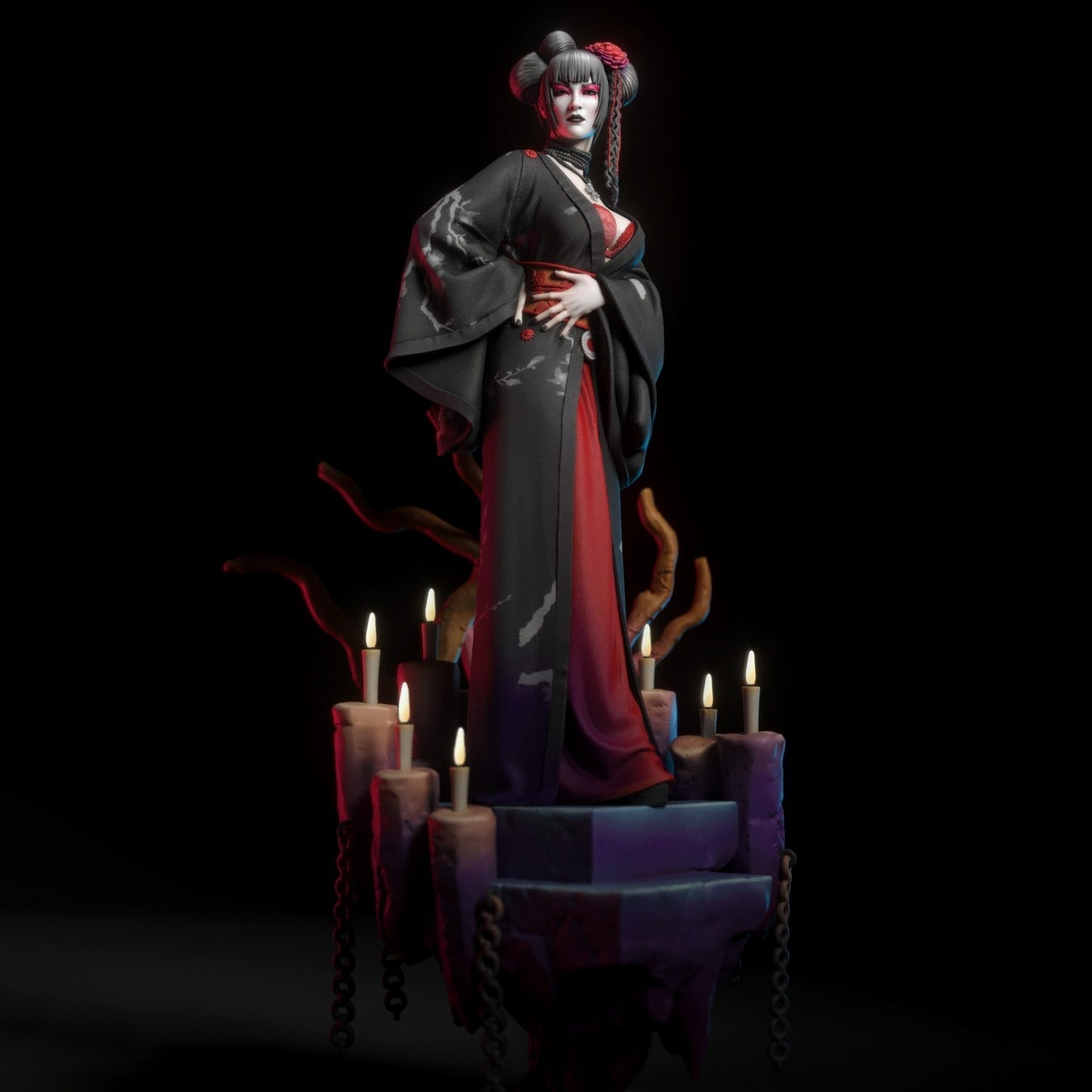 2906 Hikari Geisha NSFW - STL 3D Print Files