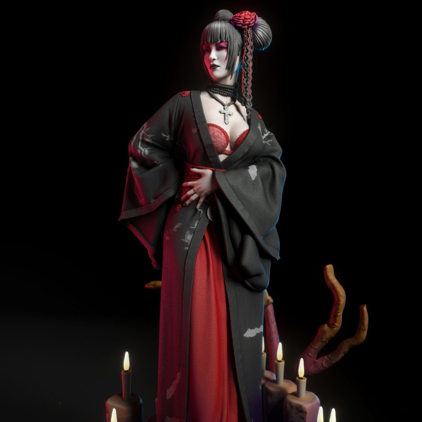 2906 Hikari Geisha NSFW - STL 3D Print Files