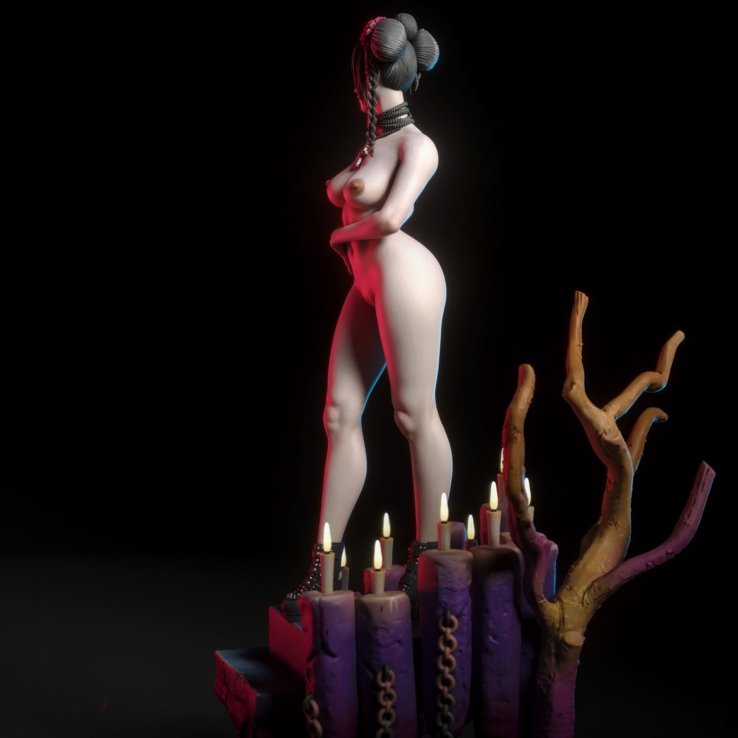 2906 Hikari Geisha NSFW - STL 3D Print Files